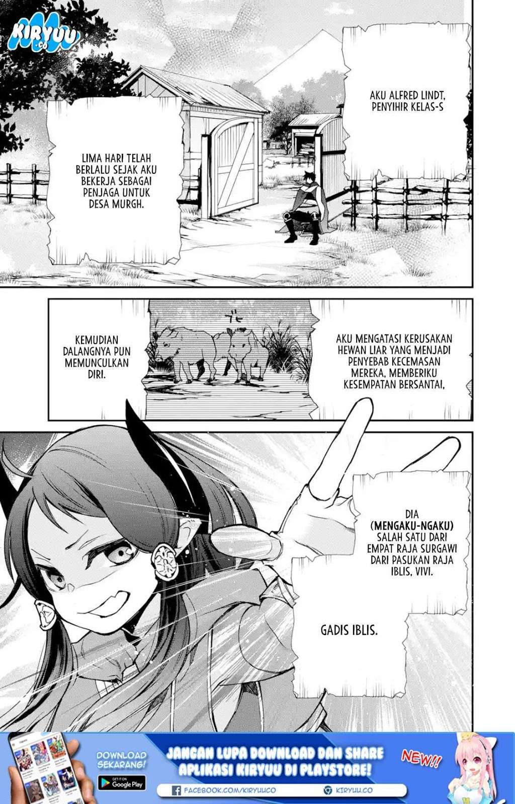 Saikyou no Madoshi. Hisa ni Ya wo Ukete Shimatta no de Inaka no Eihei ni Naru Chapter 6 - halaman 2