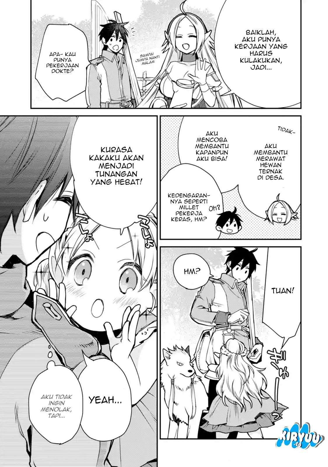 Saikyou no Madoshi. Hisa ni Ya wo Ukete Shimatta no de Inaka no Eihei ni Naru Chapter 6 - halaman 8