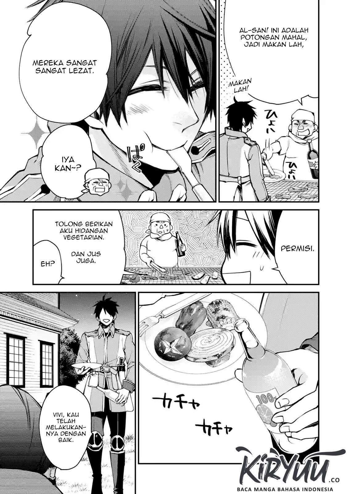 Saikyou no Madoshi. Hisa ni Ya wo Ukete Shimatta no de Inaka no Eihei ni Naru Chapter 7.2 - halaman 15