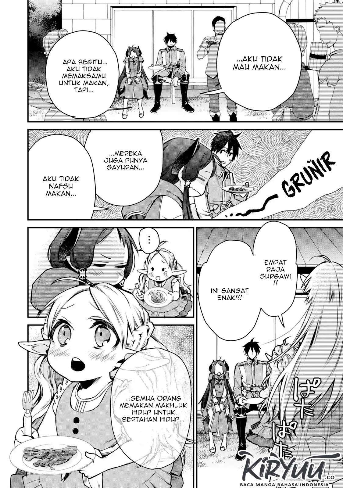 Saikyou no Madoshi. Hisa ni Ya wo Ukete Shimatta no de Inaka no Eihei ni Naru Chapter 7.2 - halaman 16