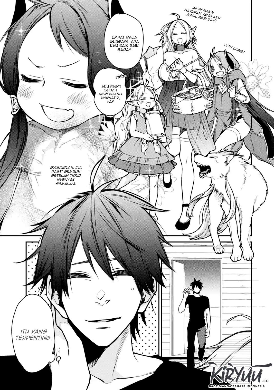 Saikyou no Madoshi. Hisa ni Ya wo Ukete Shimatta no de Inaka no Eihei ni Naru Chapter 7.3 - halaman 7