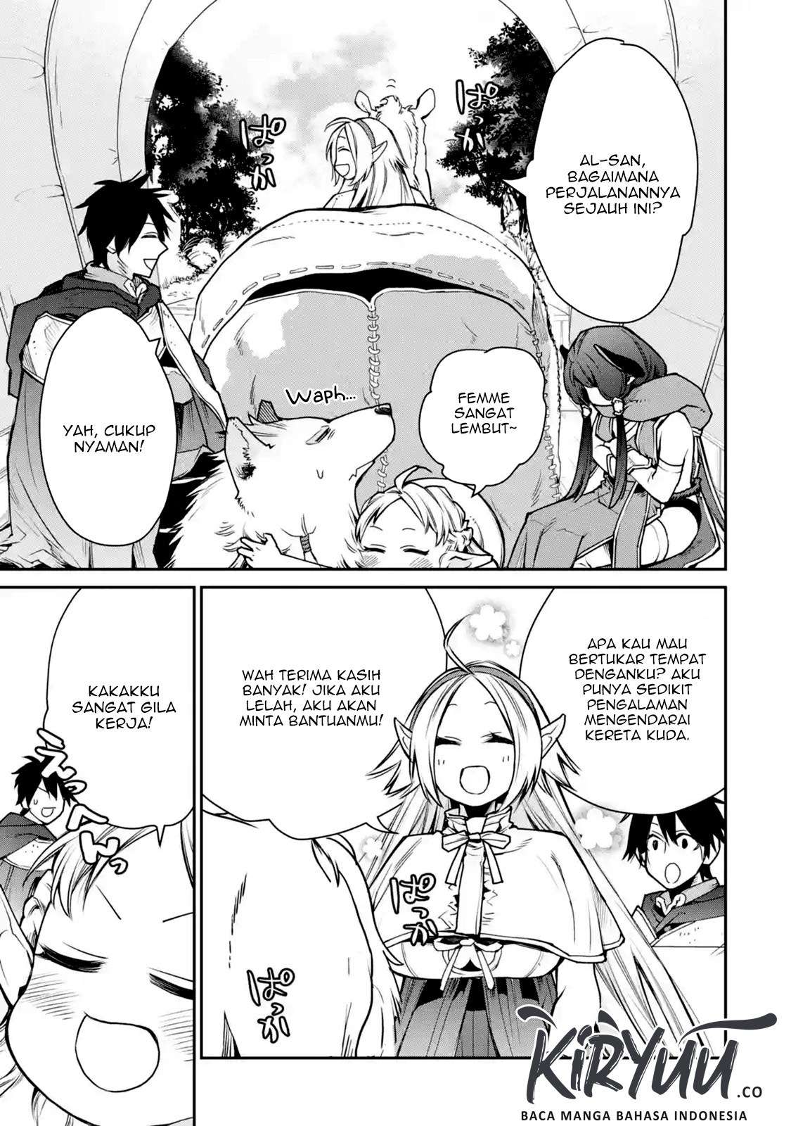 Saikyou no Madoshi. Hisa ni Ya wo Ukete Shimatta no de Inaka no Eihei ni Naru Chapter 8.1 - halaman 5