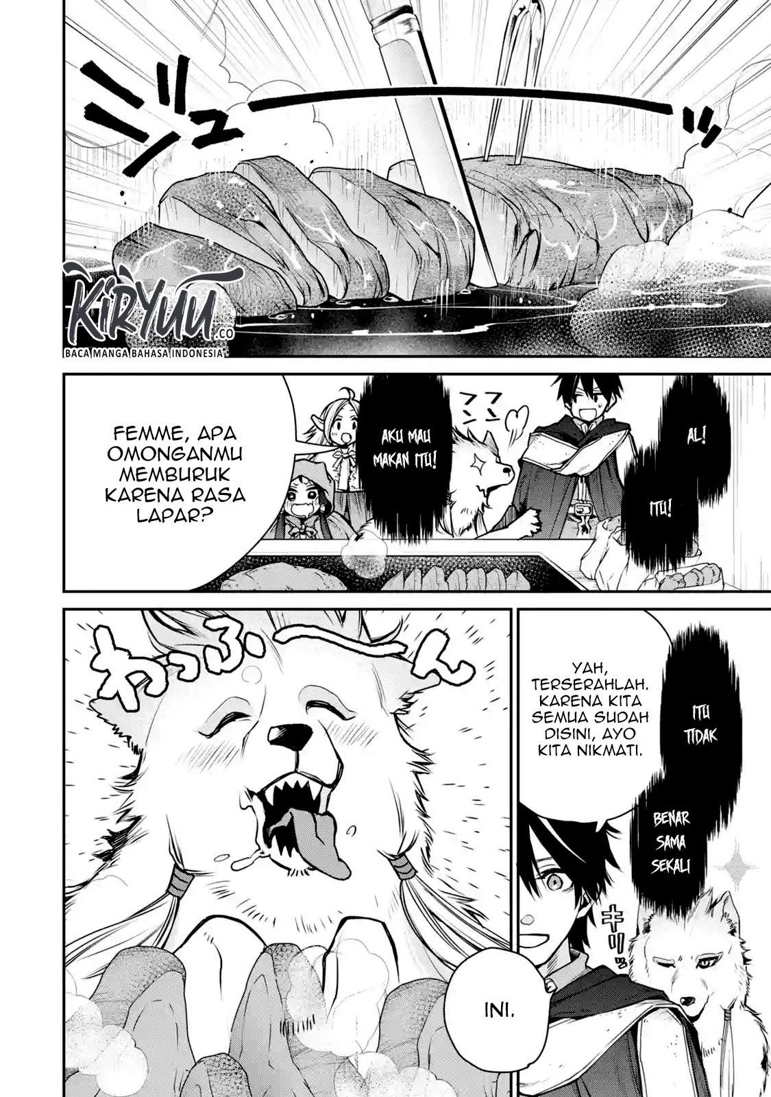 Saikyou no Madoshi. Hisa ni Ya wo Ukete Shimatta no de Inaka no Eihei ni Naru Chapter 8.3 - halaman 14