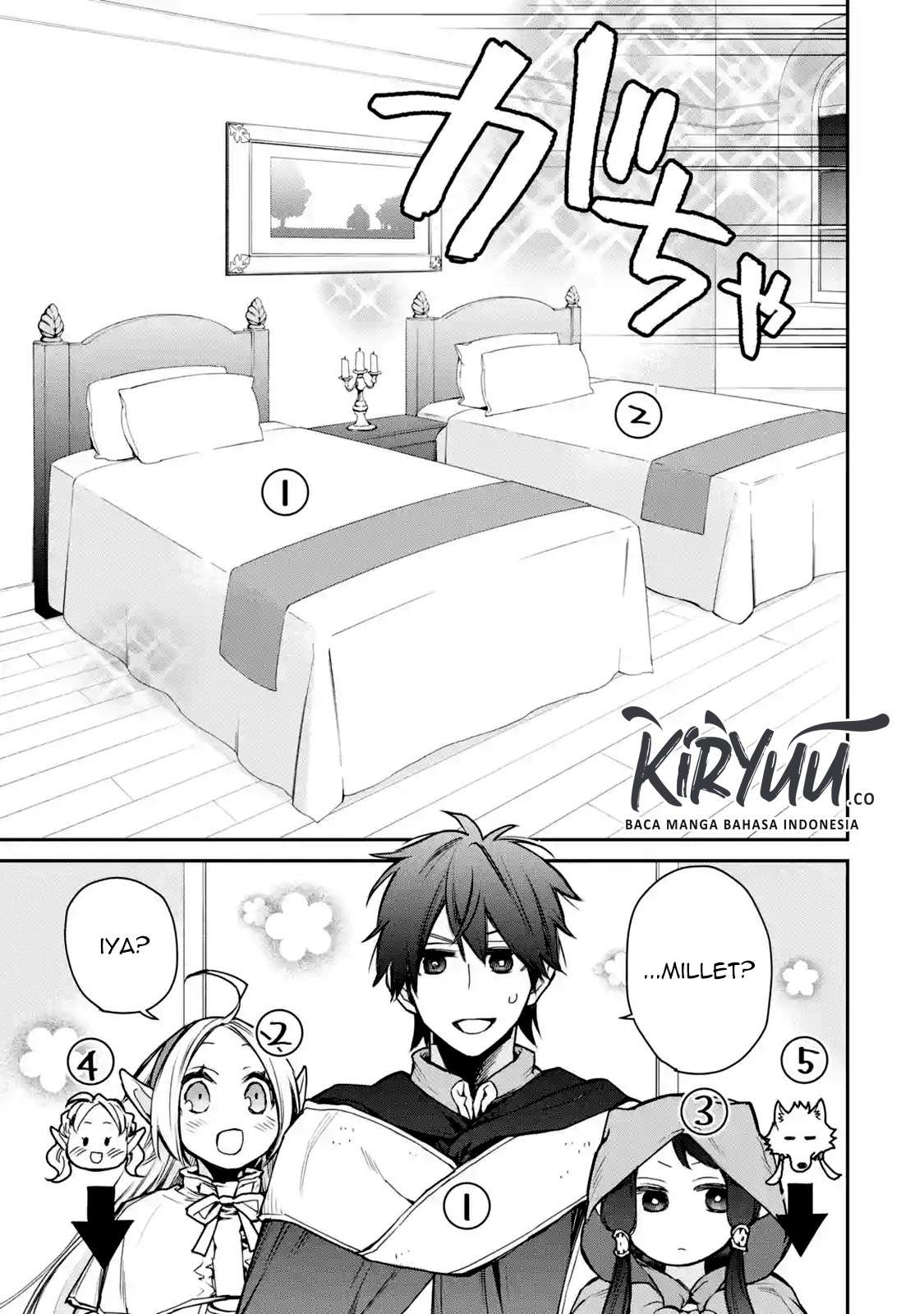 Saikyou no Madoshi. Hisa ni Ya wo Ukete Shimatta no de Inaka no Eihei ni Naru Chapter 8.3 - halaman 17