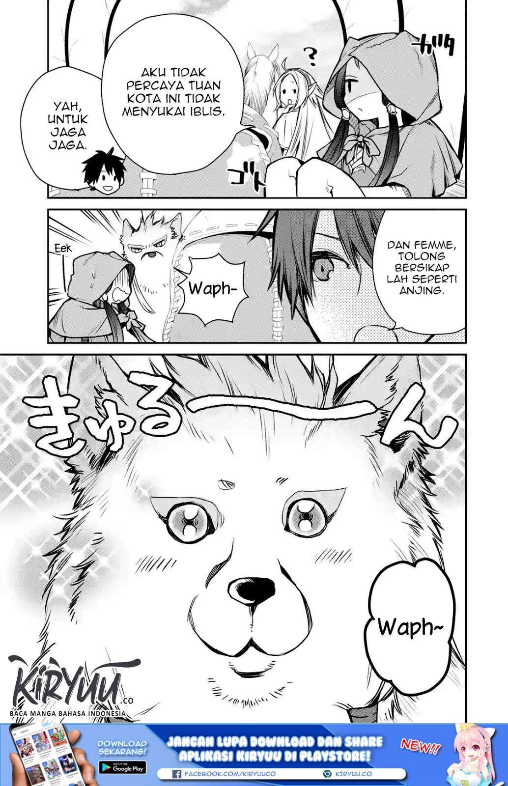 Saikyou no Madoshi. Hisa ni Ya wo Ukete Shimatta no de Inaka no Eihei ni Naru Chapter 8.3 - halaman 3