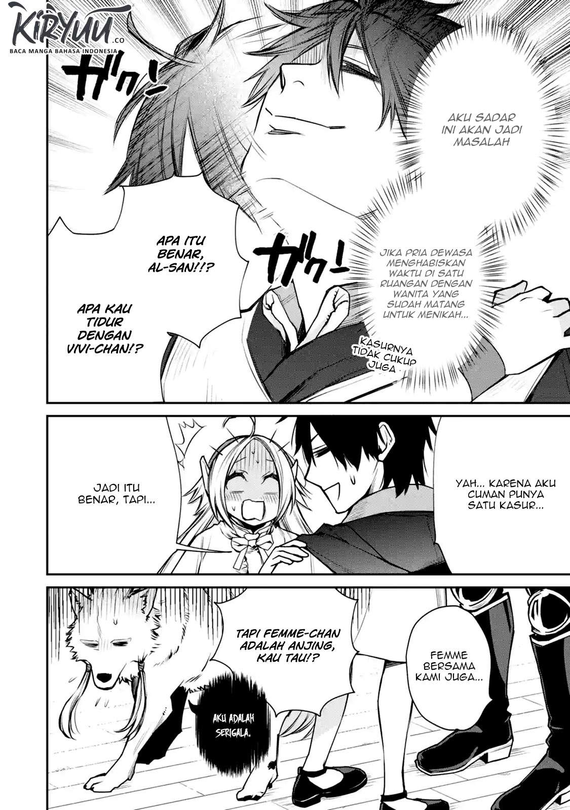 Saikyou no Madoshi. Hisa ni Ya wo Ukete Shimatta no de Inaka no Eihei ni Naru Chapter 9.1 - halaman 6