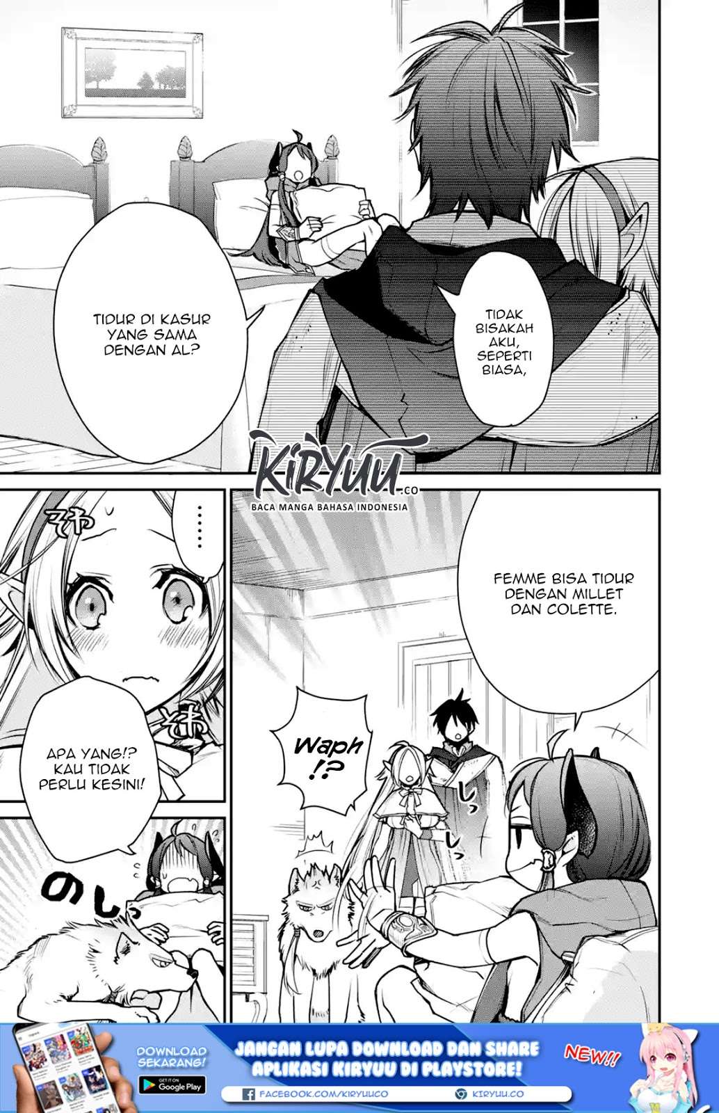 Saikyou no Madoshi. Hisa ni Ya wo Ukete Shimatta no de Inaka no Eihei ni Naru Chapter 9.1 - halaman 7