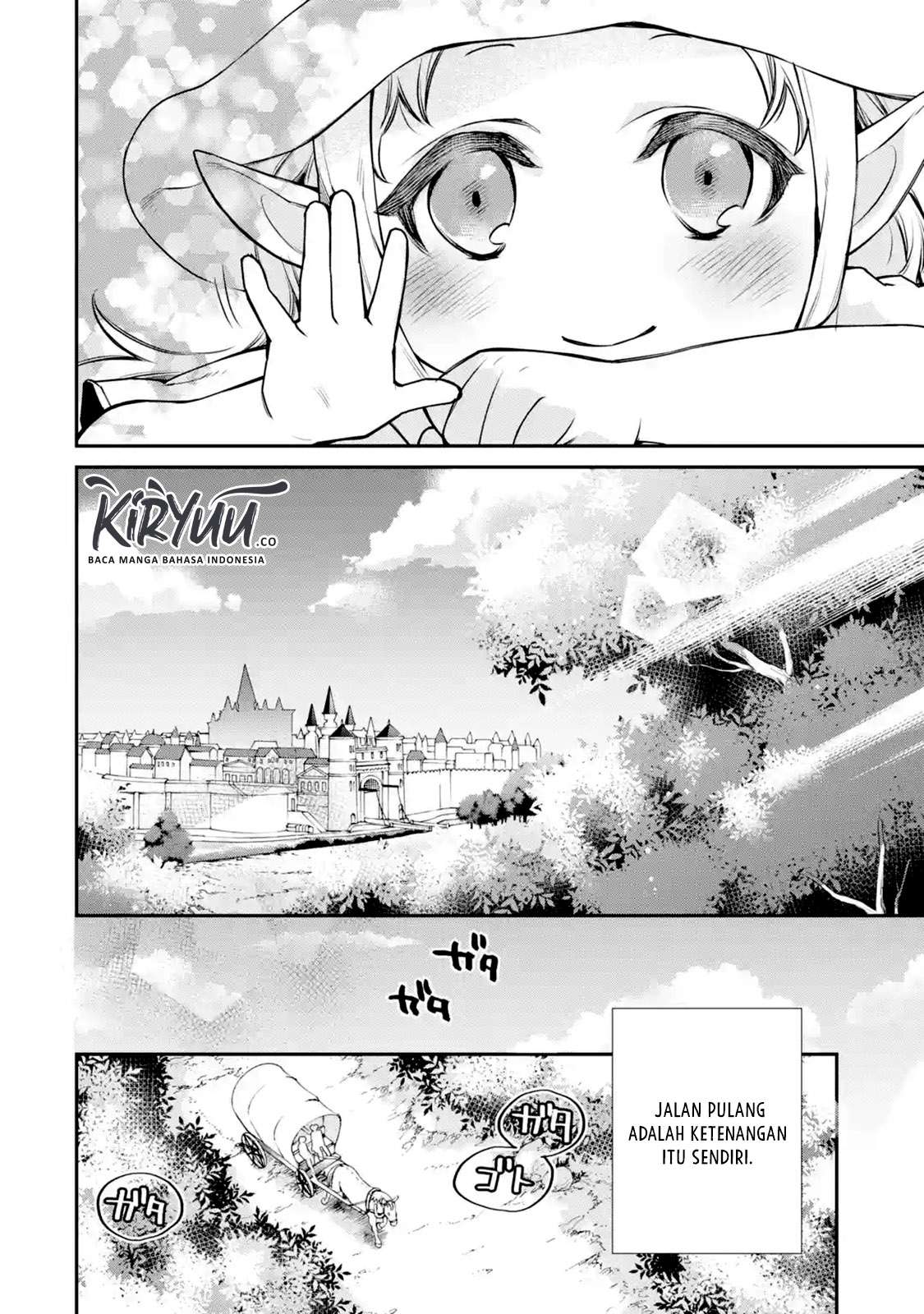 Saikyou no Madoshi. Hisa ni Ya wo Ukete Shimatta no de Inaka no Eihei ni Naru Chapter 9.3 - halaman 1
