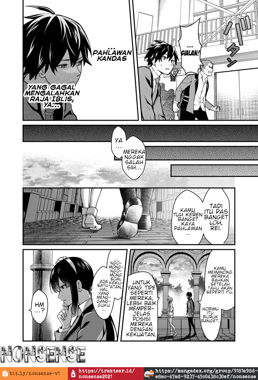 Saikyou no Maou ni Kitaerareta Yuusha, Isekai Kikansha-tachi no Gakuen de Musou suru Chapter 1.2 - halaman 18