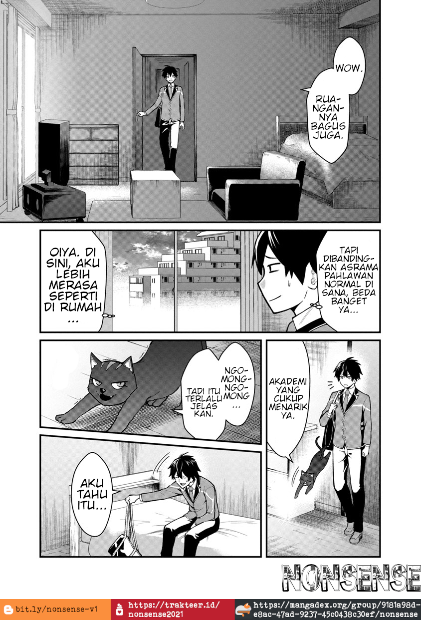 Saikyou no Maou ni Kitaerareta Yuusha, Isekai Kikansha-tachi no Gakuen de Musou suru Chapter 1.2 - halaman 21