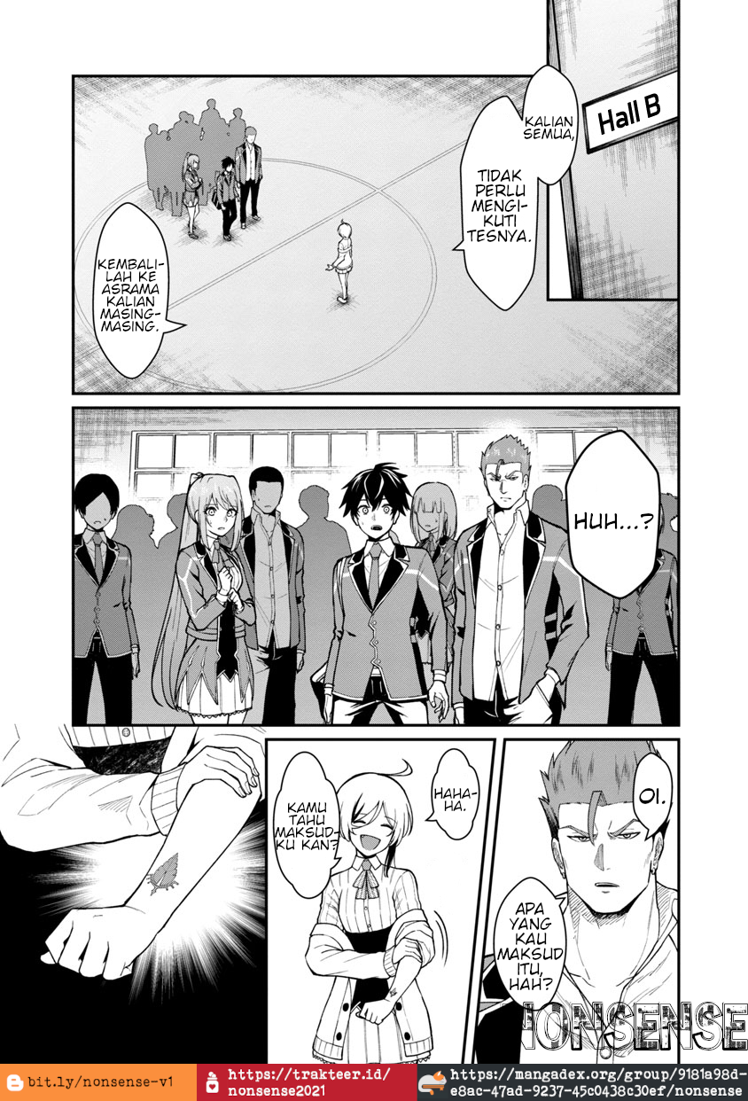 Saikyou no Maou ni Kitaerareta Yuusha, Isekai Kikansha-tachi no Gakuen de Musou suru Chapter 1.2 - halaman 9