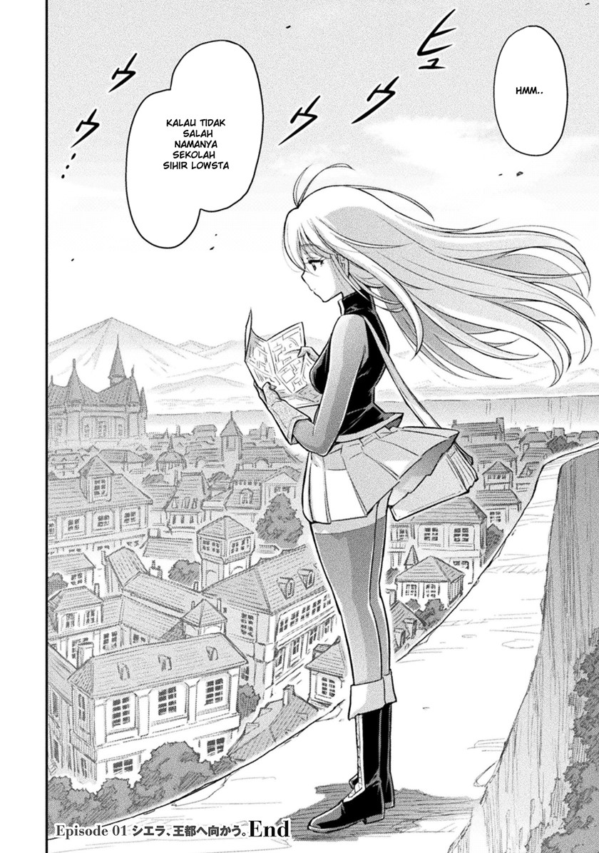 Saikyou no Youhei Shoujo no Gakuen Seikatsu Chapter 1 - halaman 35