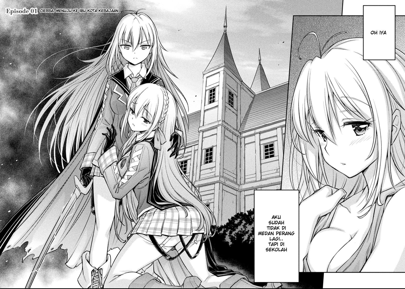 Saikyou no Youhei Shoujo no Gakuen Seikatsu Chapter 1 - halaman 6