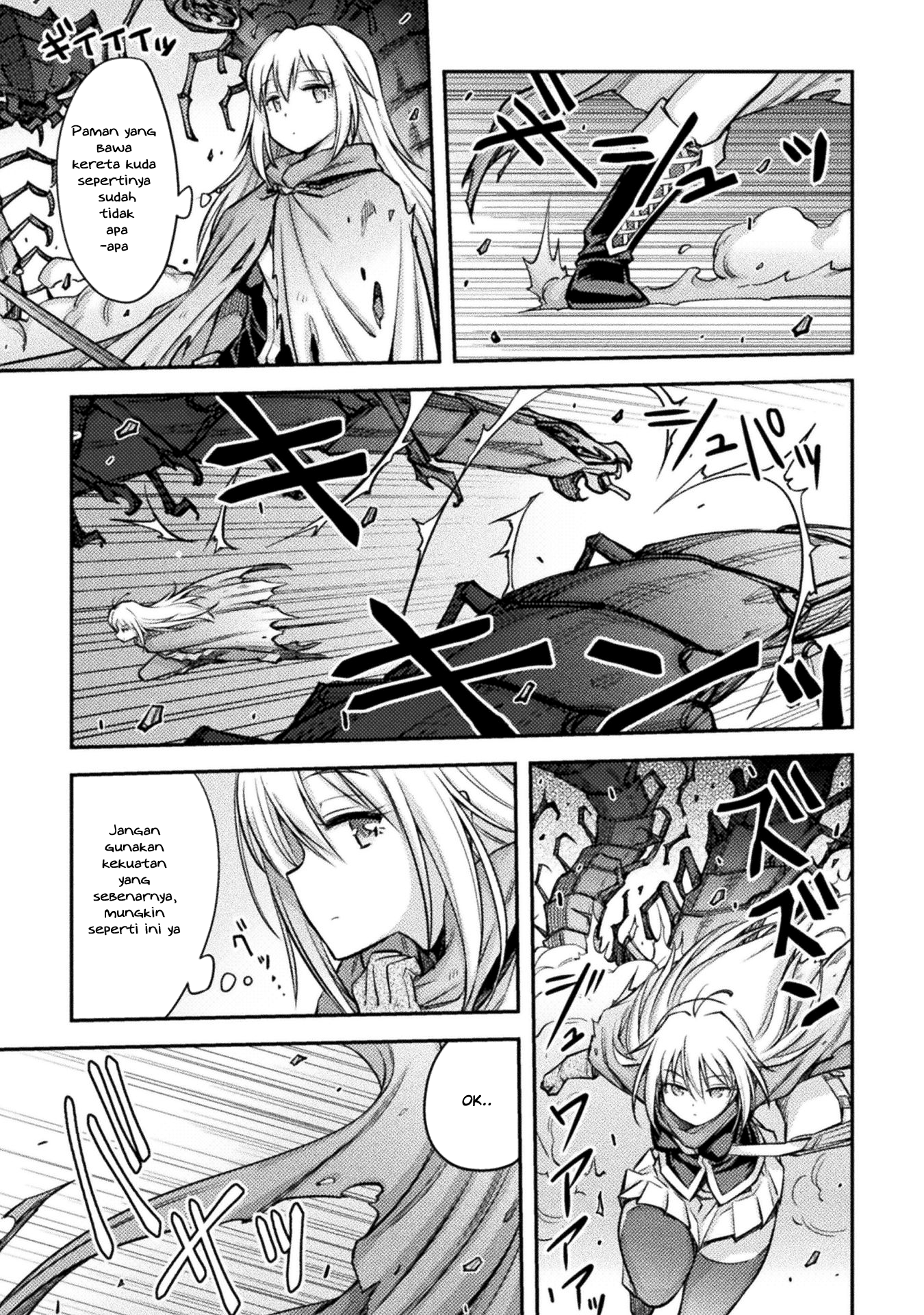 Saikyou no Youhei Shoujo no Gakuen Seikatsu: Shoujo to Shoujo, Kaikou suru Chapter 1 - halaman 28