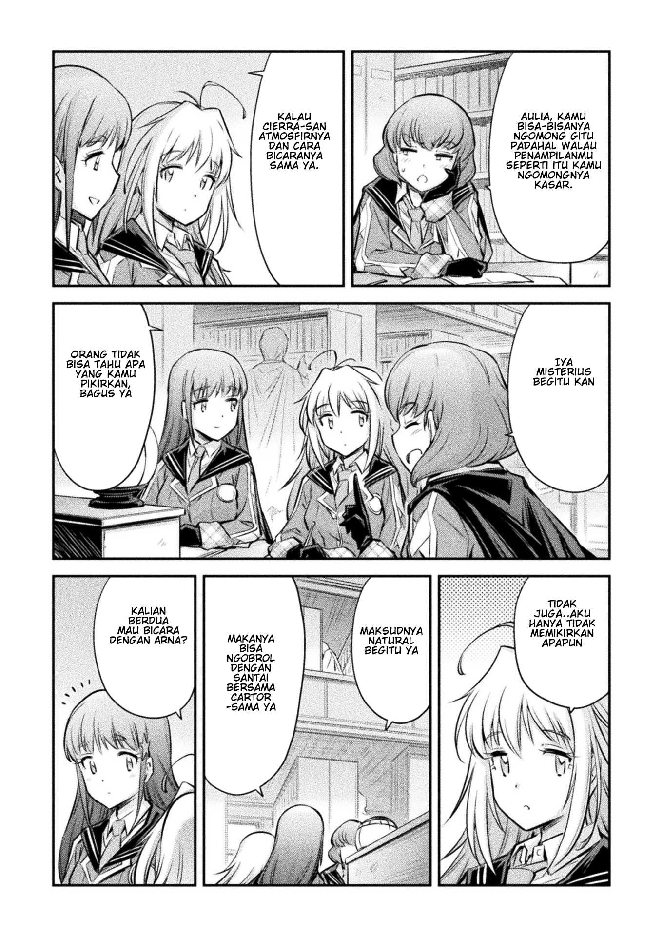 Saikyou no Youhei Shoujo no Gakuen Seikatsu: Shoujo to Shoujo, Kaikou suru Chapter 10 - halaman 12