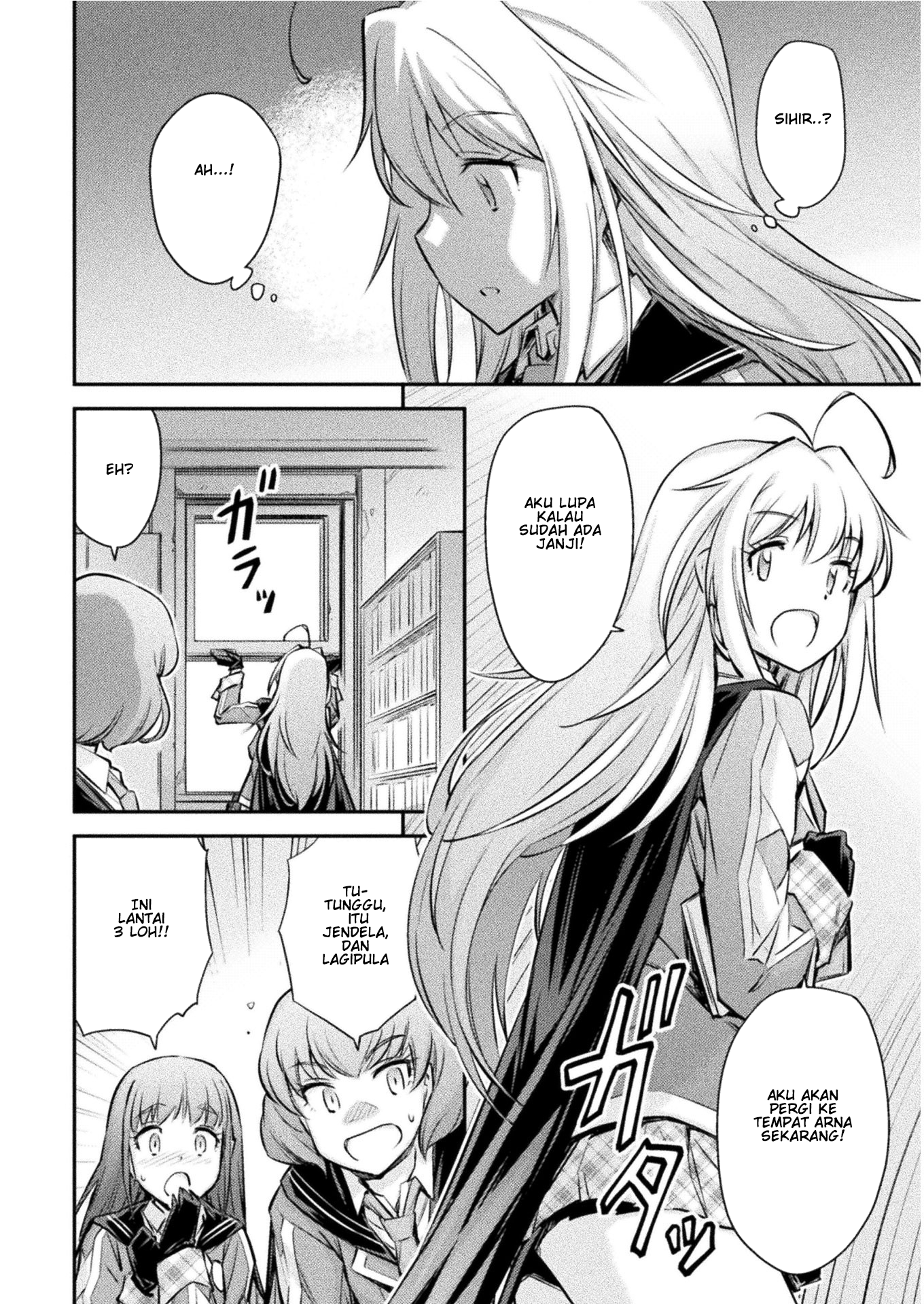 Saikyou no Youhei Shoujo no Gakuen Seikatsu: Shoujo to Shoujo, Kaikou suru Chapter 10 - halaman 14