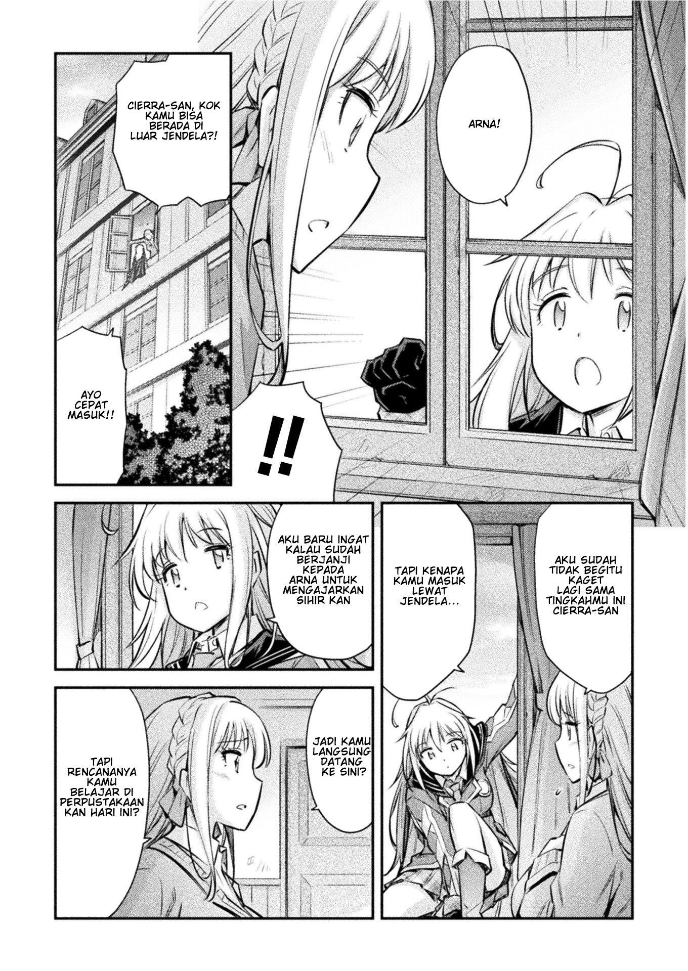 Saikyou no Youhei Shoujo no Gakuen Seikatsu: Shoujo to Shoujo, Kaikou suru Chapter 10 - halaman 18