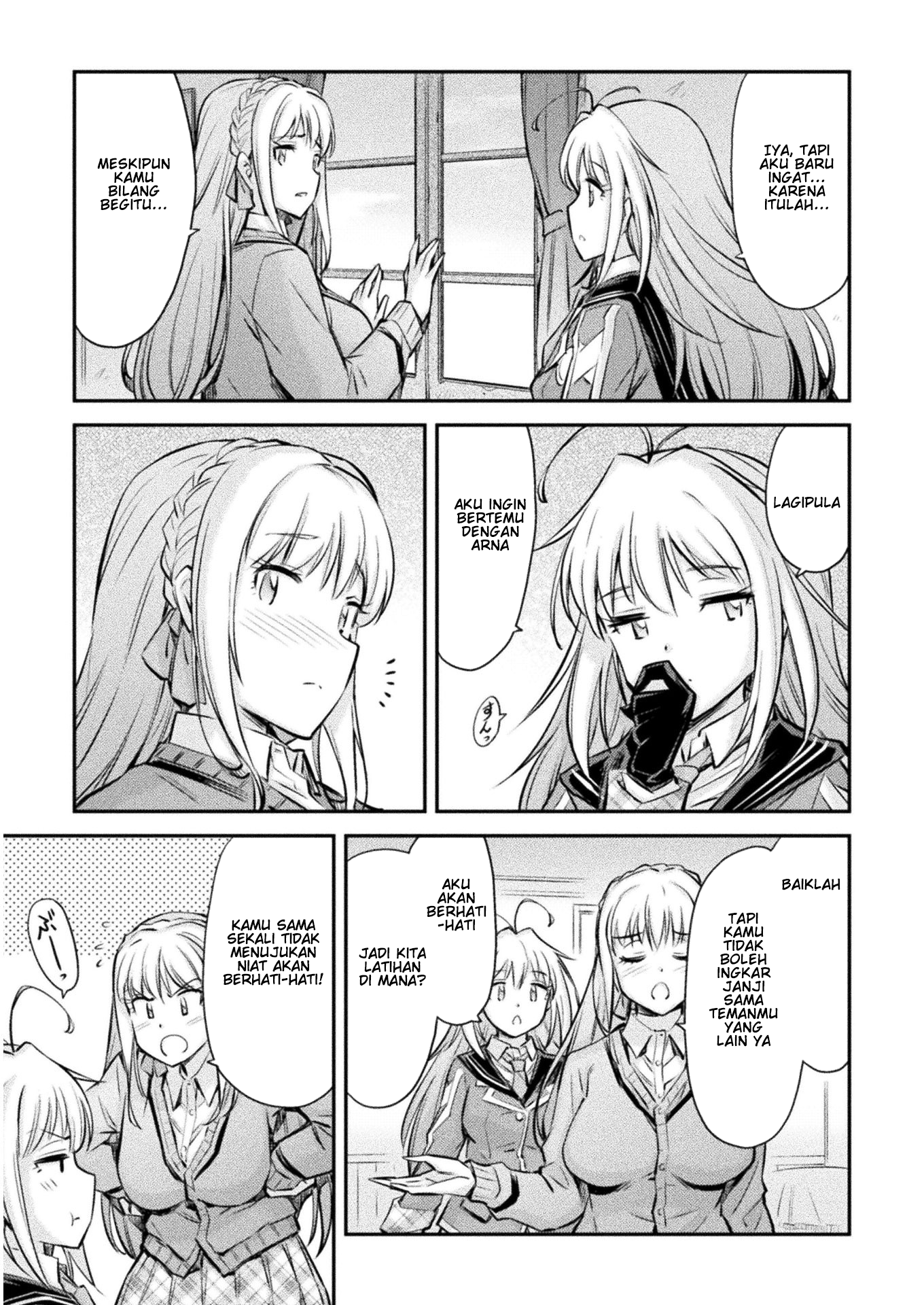 Saikyou no Youhei Shoujo no Gakuen Seikatsu: Shoujo to Shoujo, Kaikou suru Chapter 10 - halaman 19