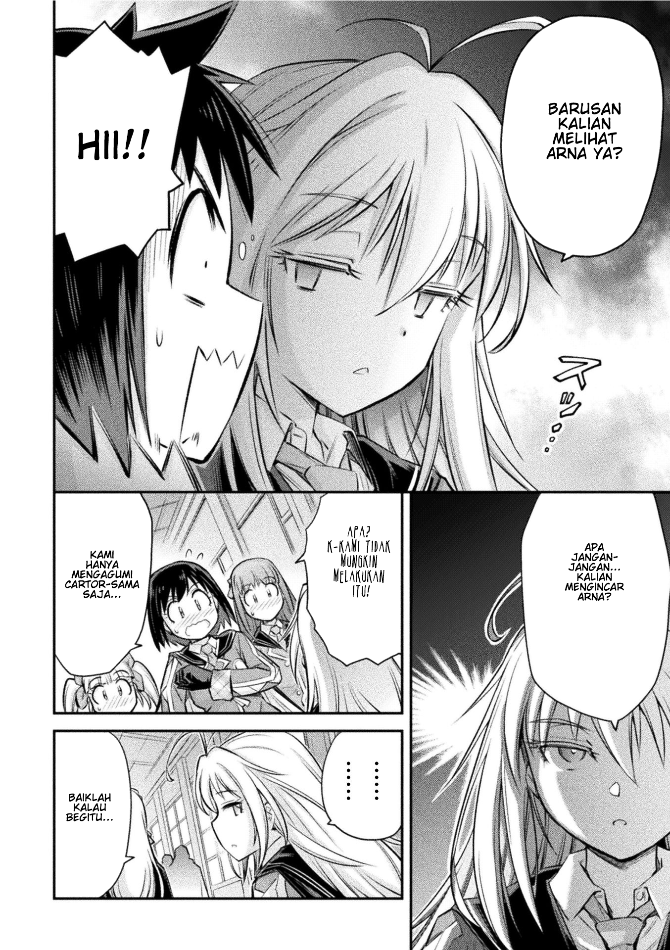 Saikyou no Youhei Shoujo no Gakuen Seikatsu: Shoujo to Shoujo, Kaikou suru Chapter 10 - halaman 2