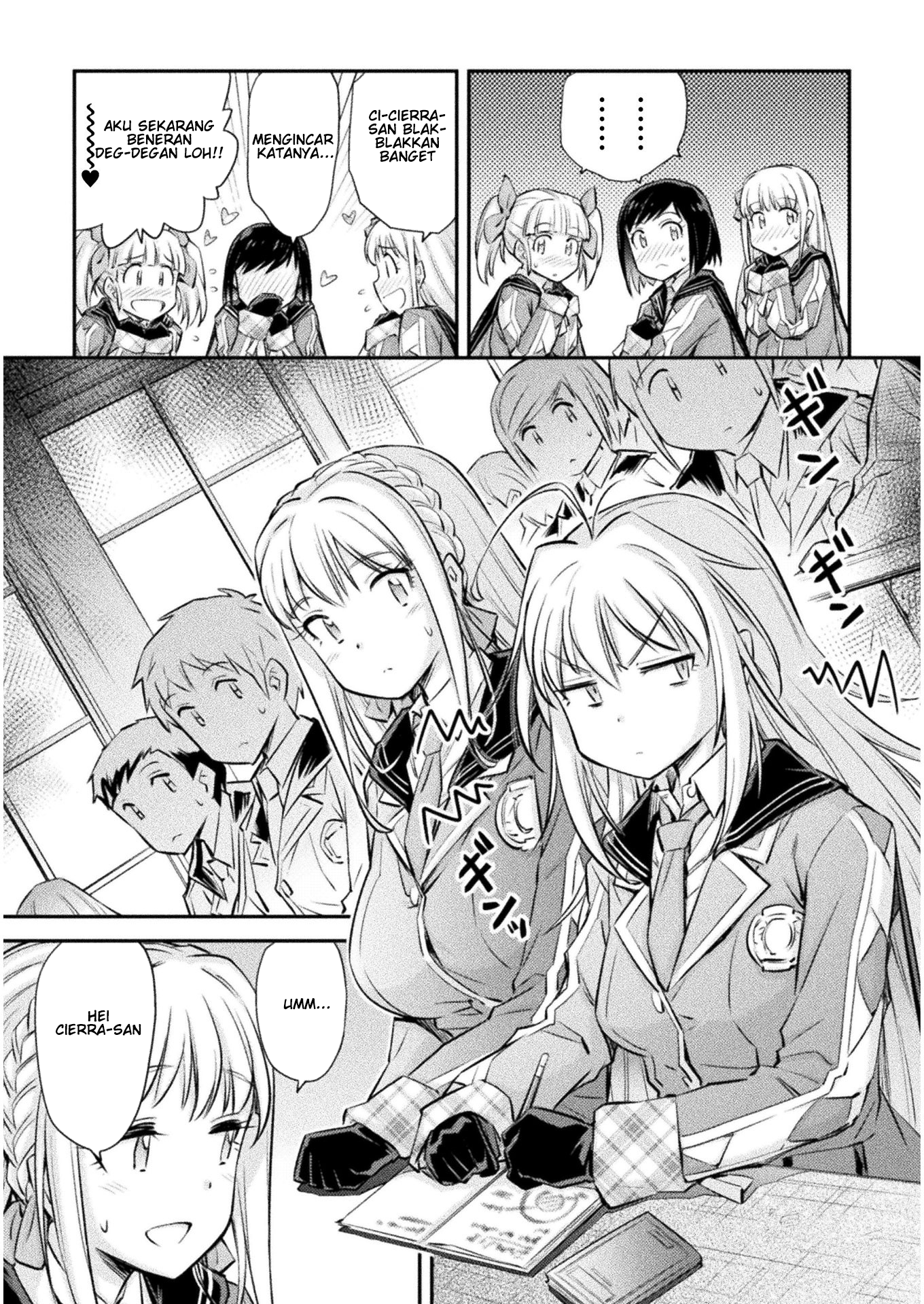 Saikyou no Youhei Shoujo no Gakuen Seikatsu: Shoujo to Shoujo, Kaikou suru Chapter 10 - halaman 3
