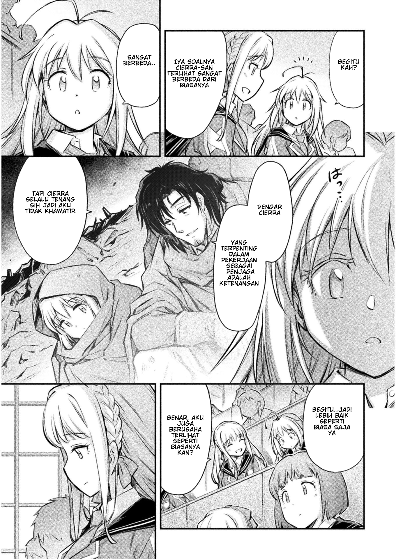 Saikyou no Youhei Shoujo no Gakuen Seikatsu: Shoujo to Shoujo, Kaikou suru Chapter 10 - halaman 5