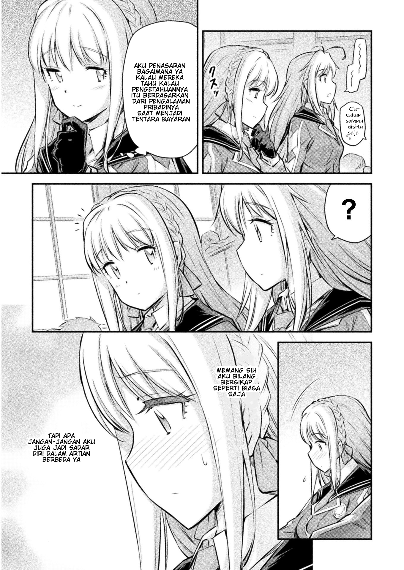 Saikyou no Youhei Shoujo no Gakuen Seikatsu: Shoujo to Shoujo, Kaikou suru Chapter 10 - halaman 7