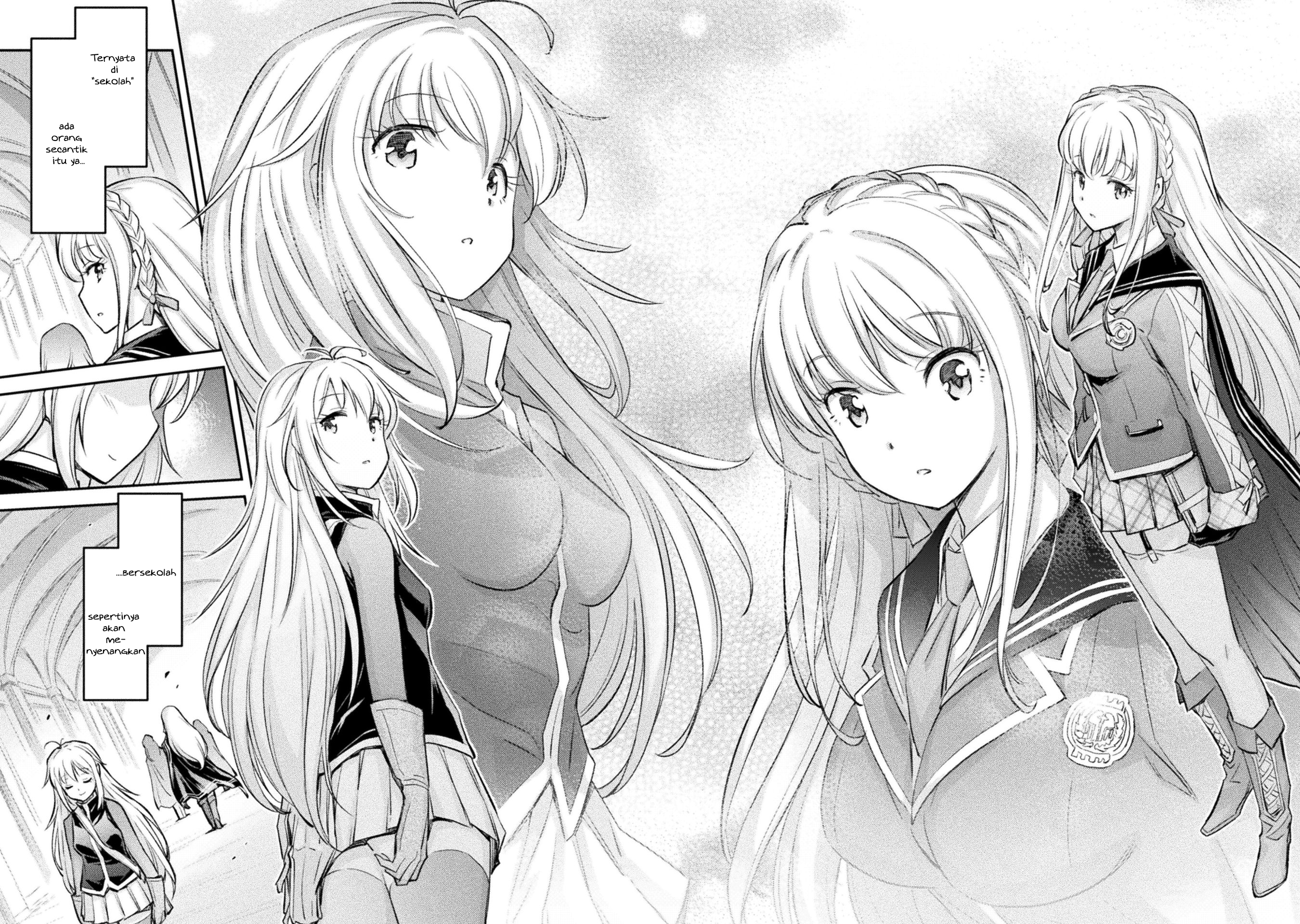 Saikyou no Youhei Shoujo no Gakuen Seikatsu: Shoujo to Shoujo, Kaikou suru Chapter 2 - halaman 10