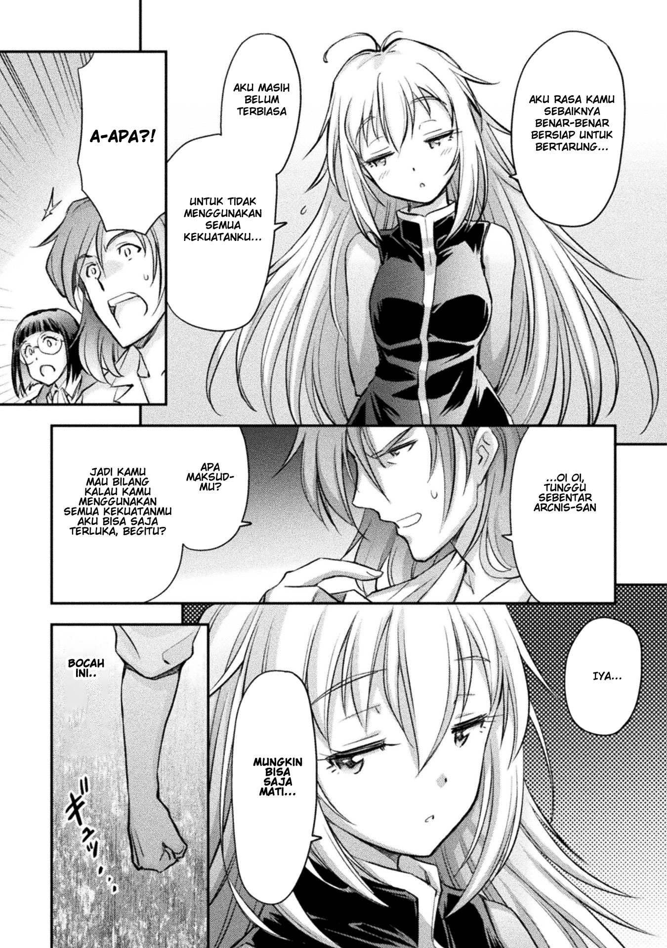 Saikyou no Youhei Shoujo no Gakuen Seikatsu: Shoujo to Shoujo, Kaikou suru Chapter 2 - halaman 16