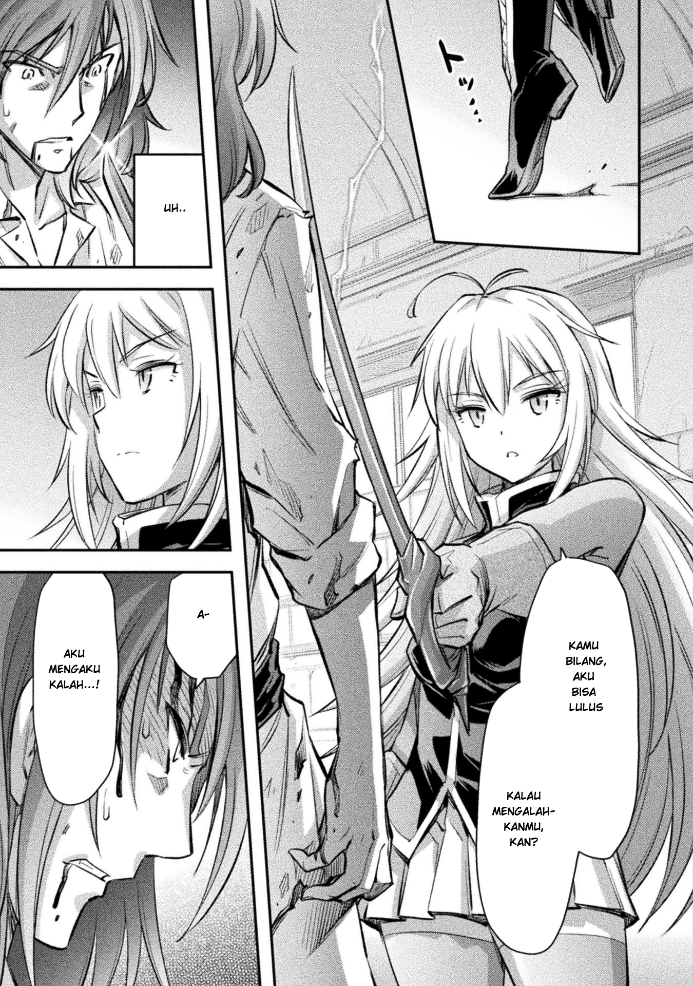 Saikyou no Youhei Shoujo no Gakuen Seikatsu: Shoujo to Shoujo, Kaikou suru Chapter 2 - halaman 32