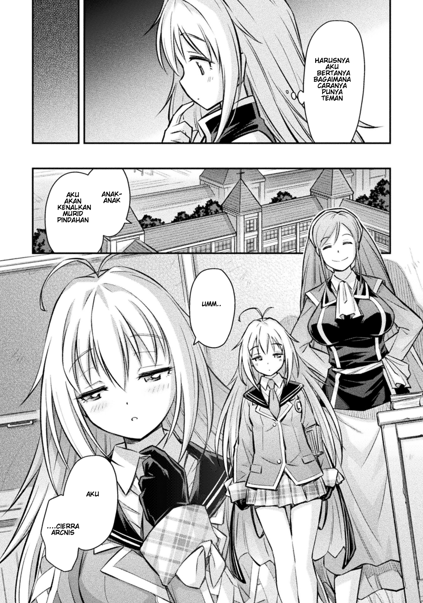 Saikyou no Youhei Shoujo no Gakuen Seikatsu: Shoujo to Shoujo, Kaikou suru Chapter 3 - halaman 12
