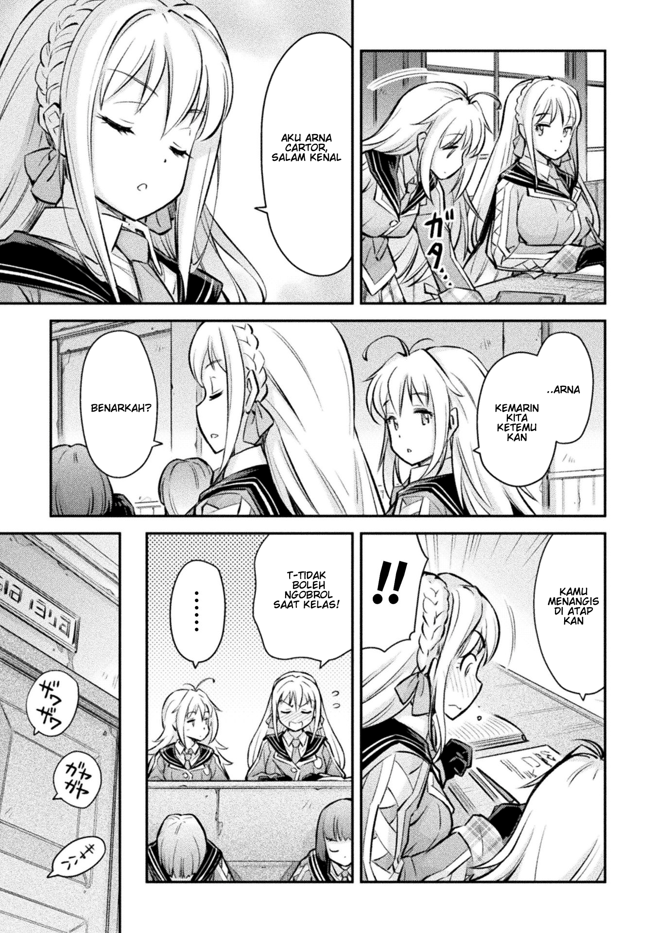 Saikyou no Youhei Shoujo no Gakuen Seikatsu: Shoujo to Shoujo, Kaikou suru Chapter 3 - halaman 15