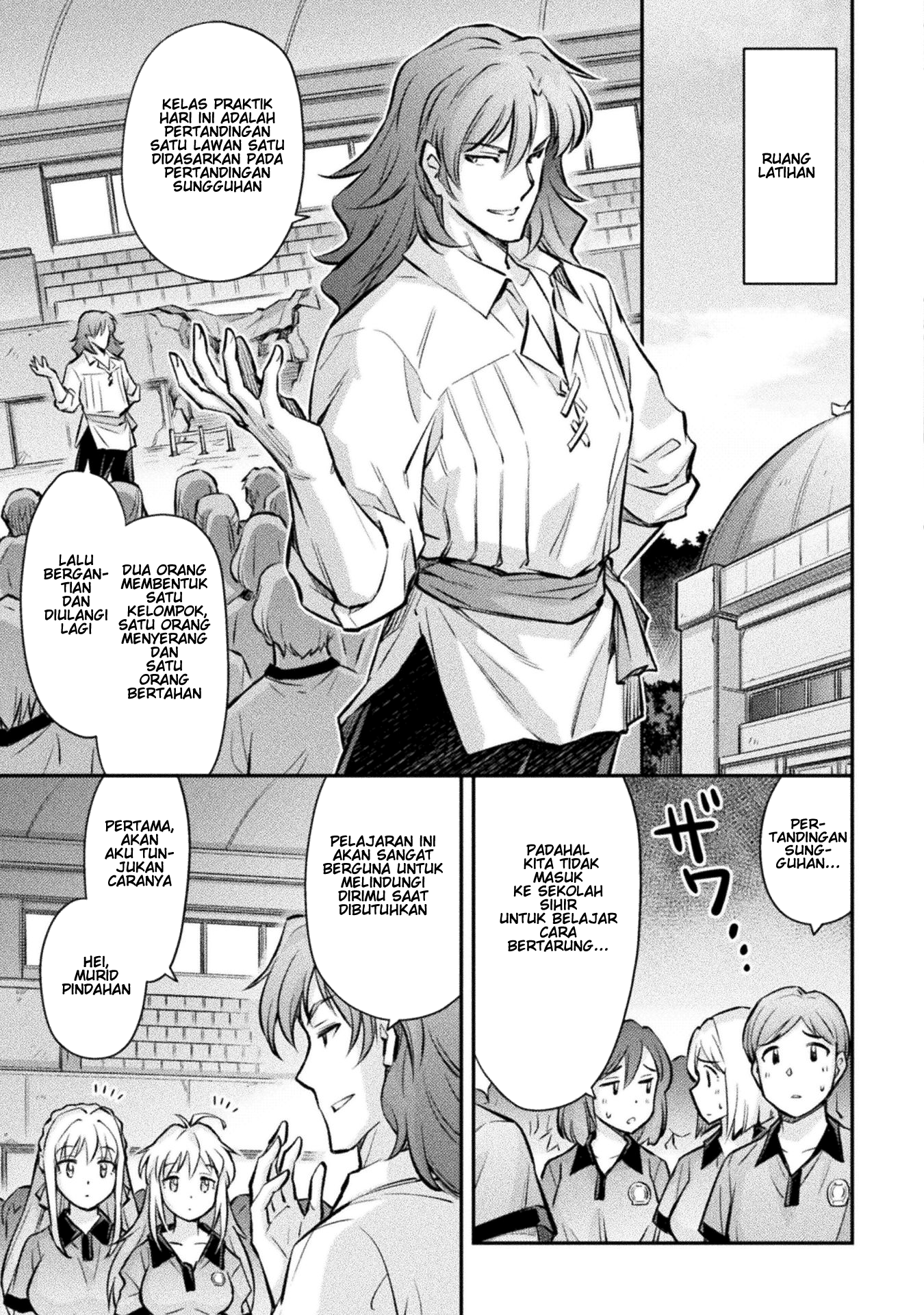 Saikyou no Youhei Shoujo no Gakuen Seikatsu: Shoujo to Shoujo, Kaikou suru Chapter 3 - halaman 19