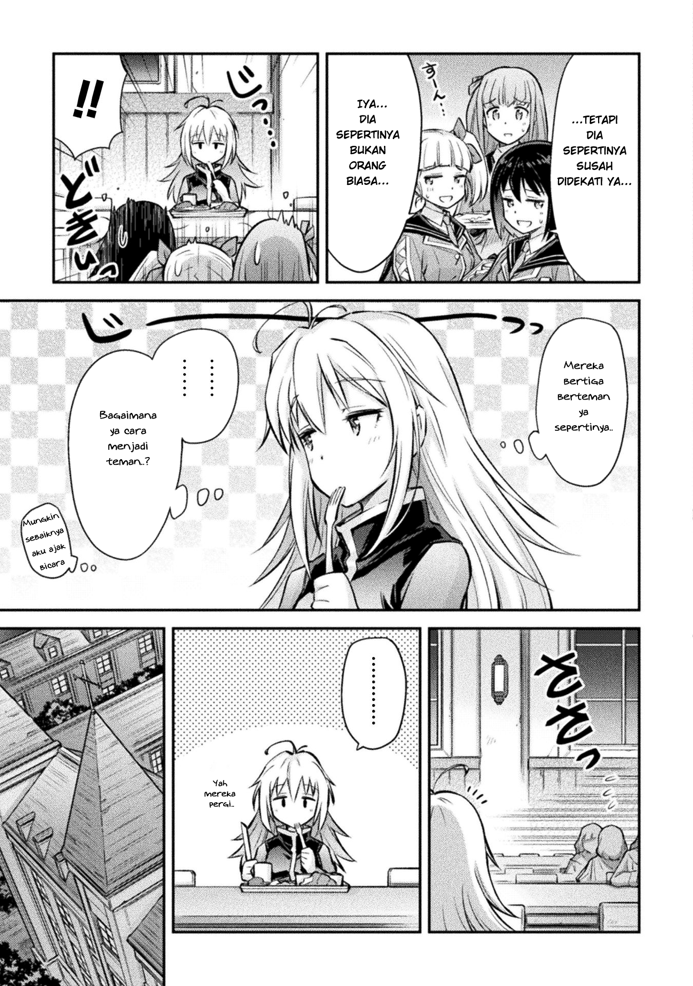 Saikyou no Youhei Shoujo no Gakuen Seikatsu: Shoujo to Shoujo, Kaikou suru Chapter 3 - halaman 3