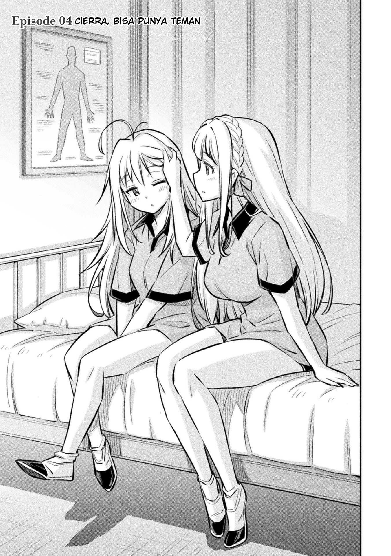 Saikyou no Youhei Shoujo no Gakuen Seikatsu: Shoujo to Shoujo, Kaikou suru Chapter 4 - halaman 1
