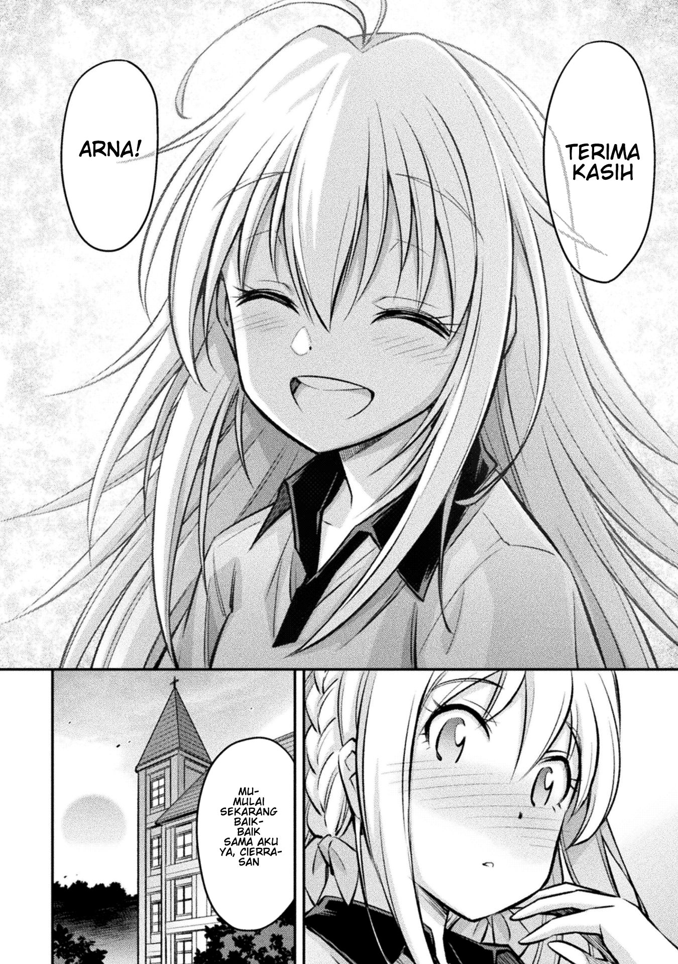 Saikyou no Youhei Shoujo no Gakuen Seikatsu: Shoujo to Shoujo, Kaikou suru Chapter 4 - halaman 14