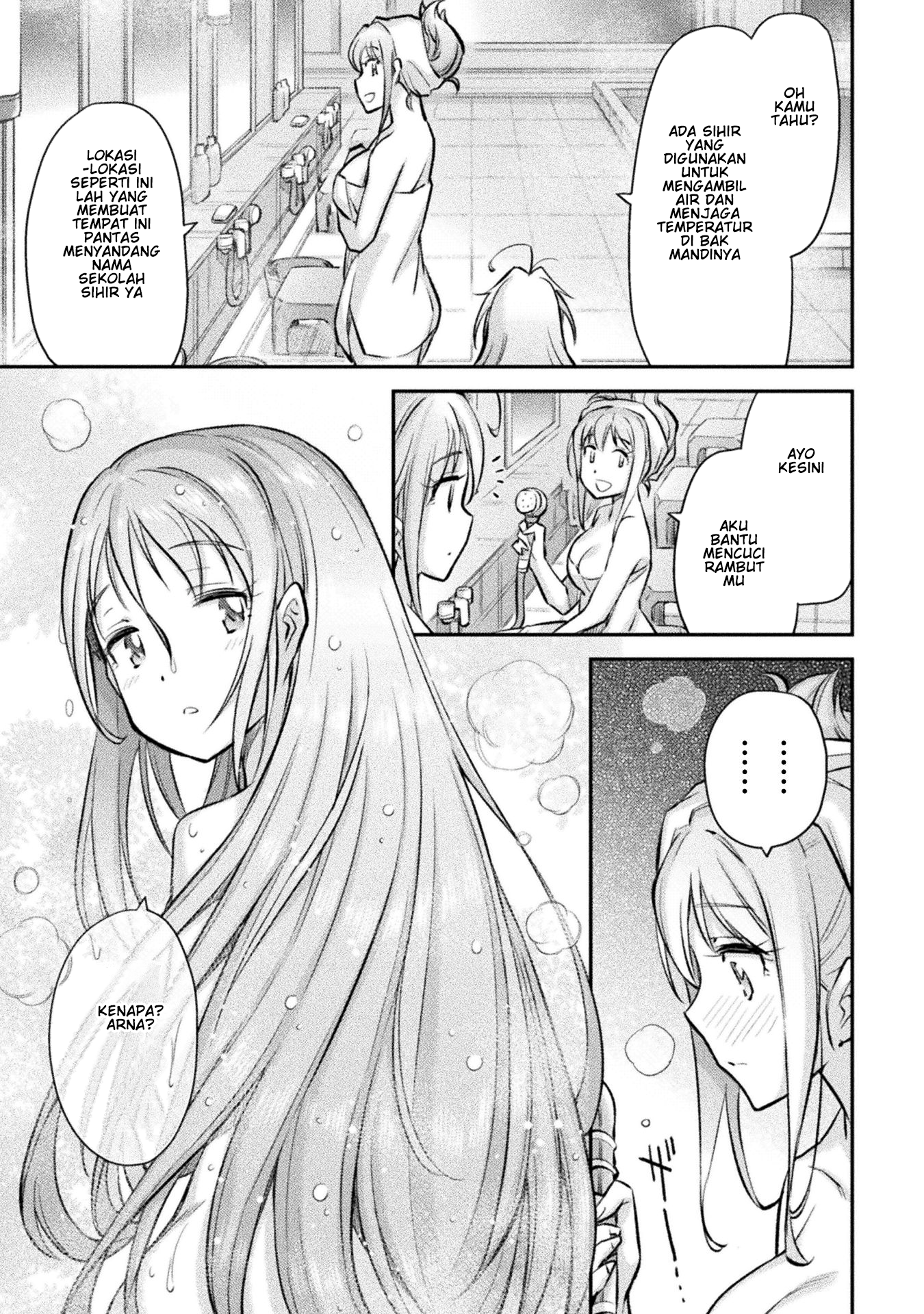 Saikyou no Youhei Shoujo no Gakuen Seikatsu: Shoujo to Shoujo, Kaikou suru Chapter 5 - halaman 11