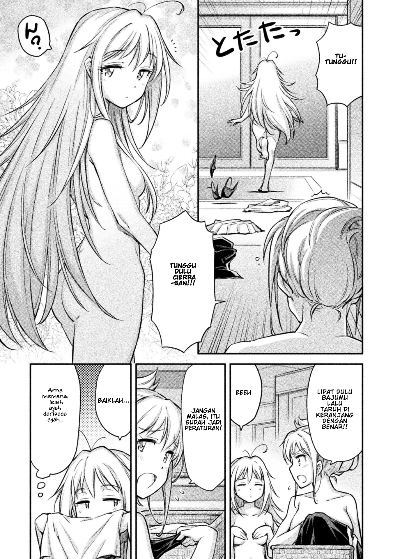 Saikyou no Youhei Shoujo no Gakuen Seikatsu: Shoujo to Shoujo, Kaikou suru Chapter 5 - halaman 9