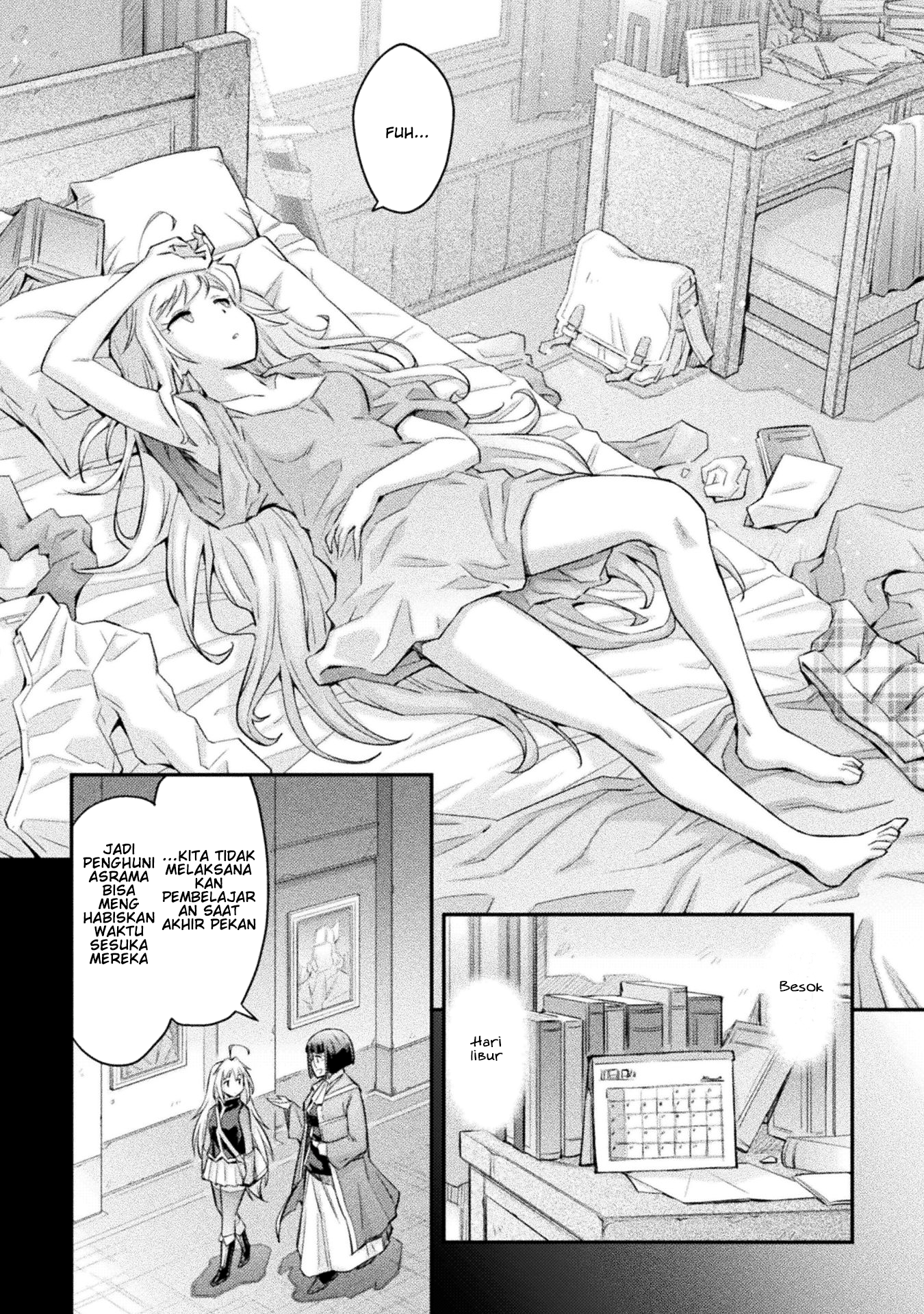 Saikyou no Youhei Shoujo no Gakuen Seikatsu: Shoujo to Shoujo, Kaikou suru Chapter 6 - halaman 11