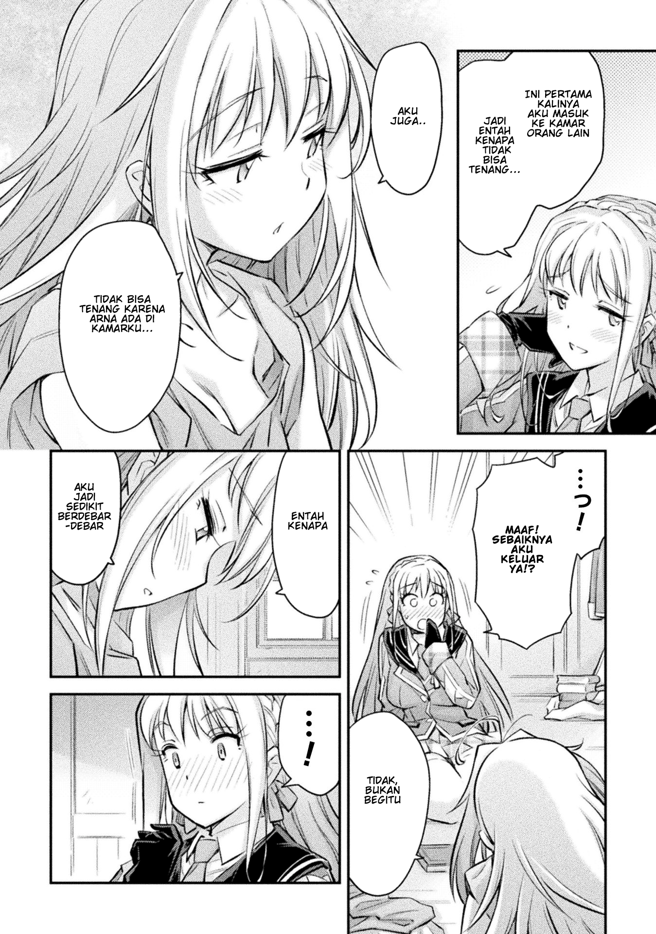 Saikyou no Youhei Shoujo no Gakuen Seikatsu: Shoujo to Shoujo, Kaikou suru Chapter 6 - halaman 15