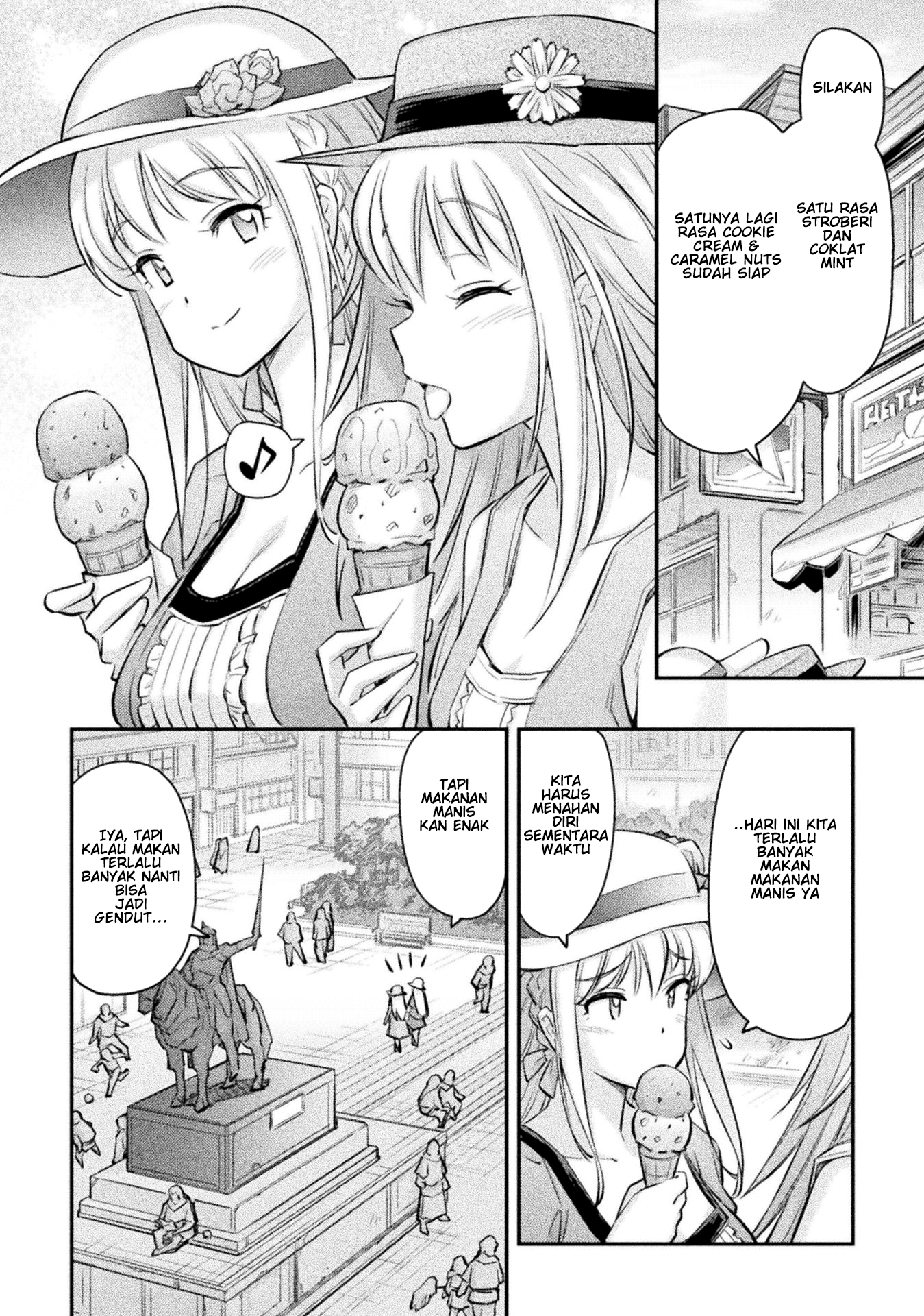 Saikyou no Youhei Shoujo no Gakuen Seikatsu: Shoujo to Shoujo, Kaikou suru Chapter 6 - halaman 21
