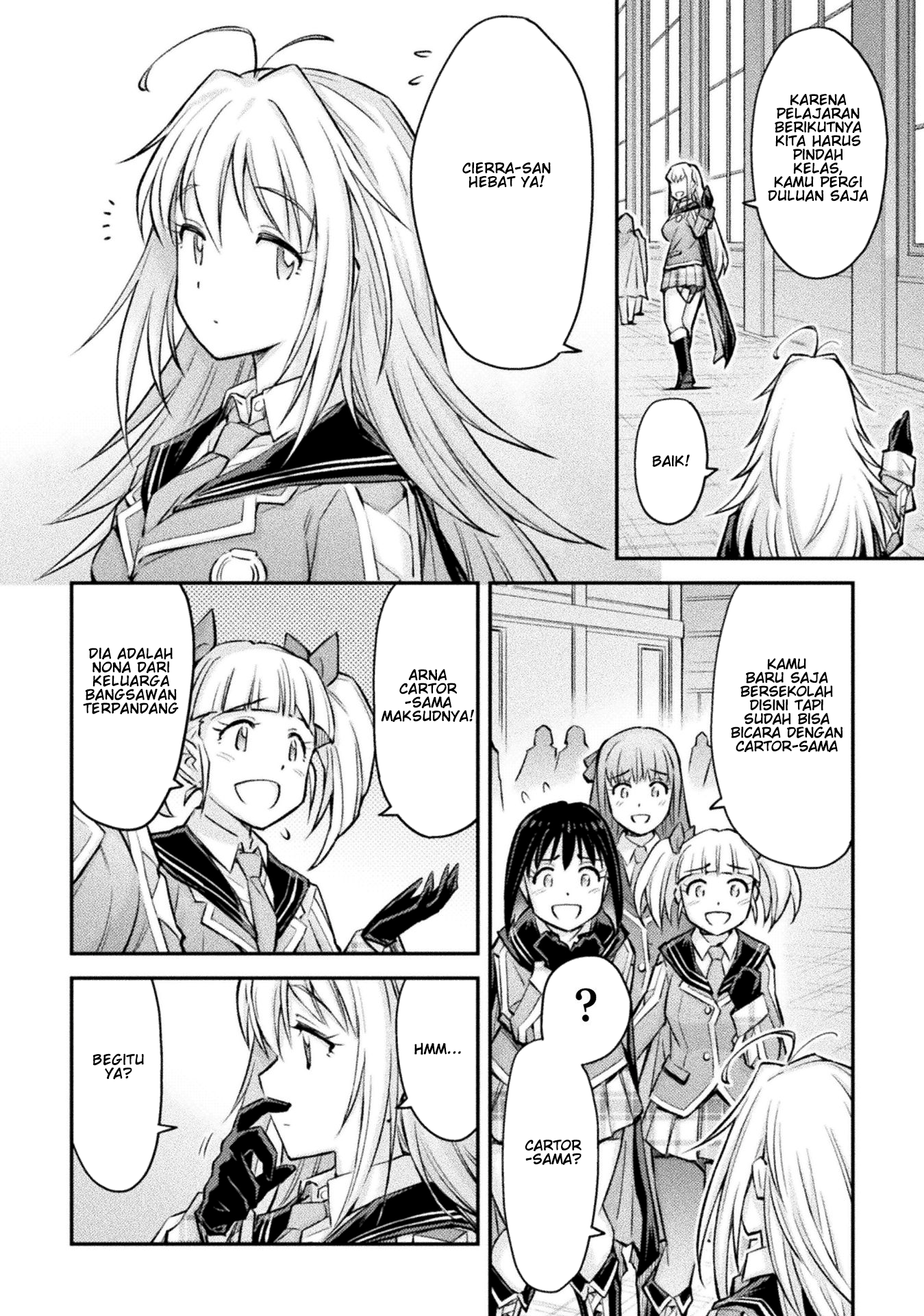 Saikyou no Youhei Shoujo no Gakuen Seikatsu: Shoujo to Shoujo, Kaikou suru Chapter 6 - halaman 4