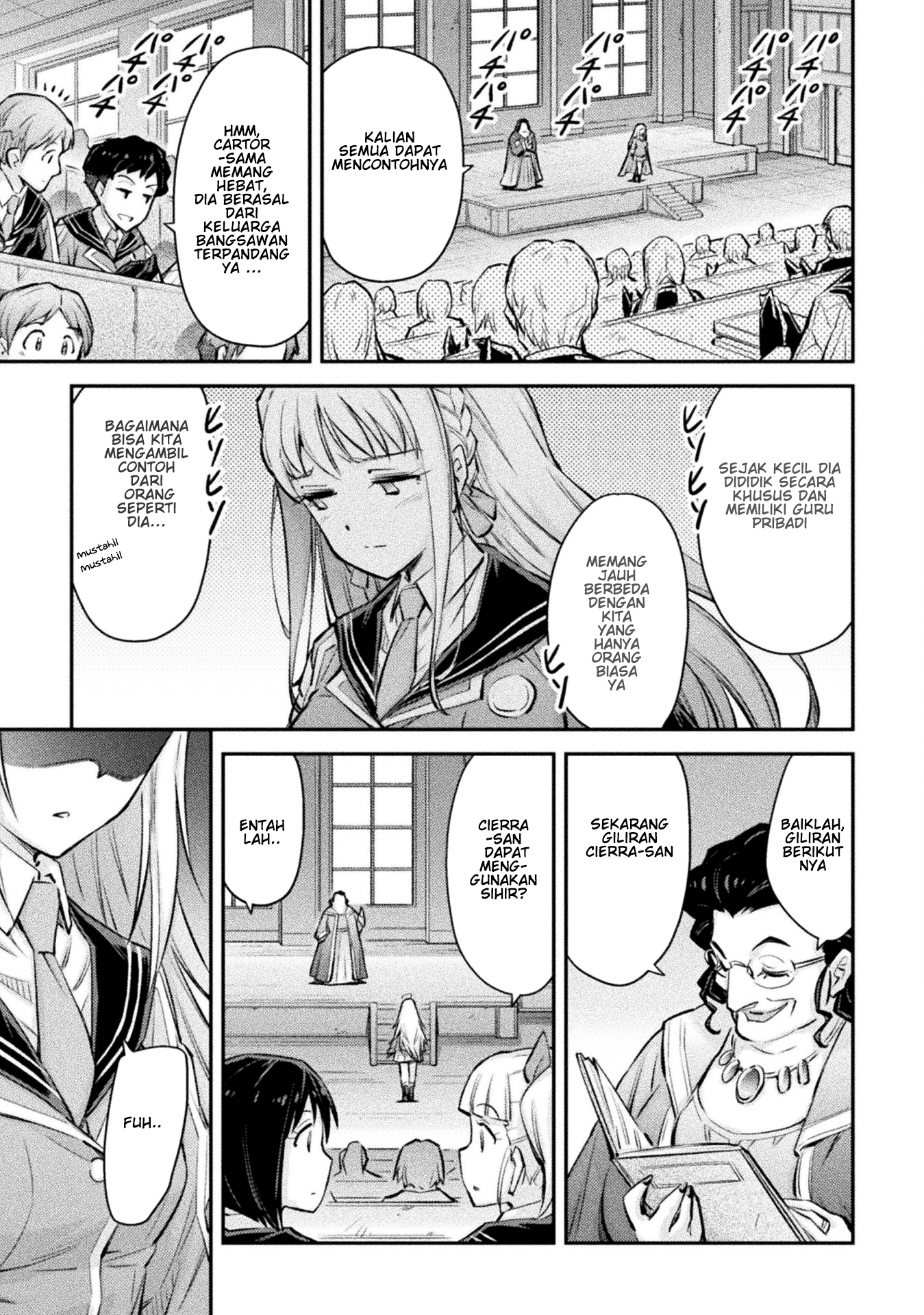Saikyou no Youhei Shoujo no Gakuen Seikatsu: Shoujo to Shoujo, Kaikou suru Chapter 6 - halaman 7