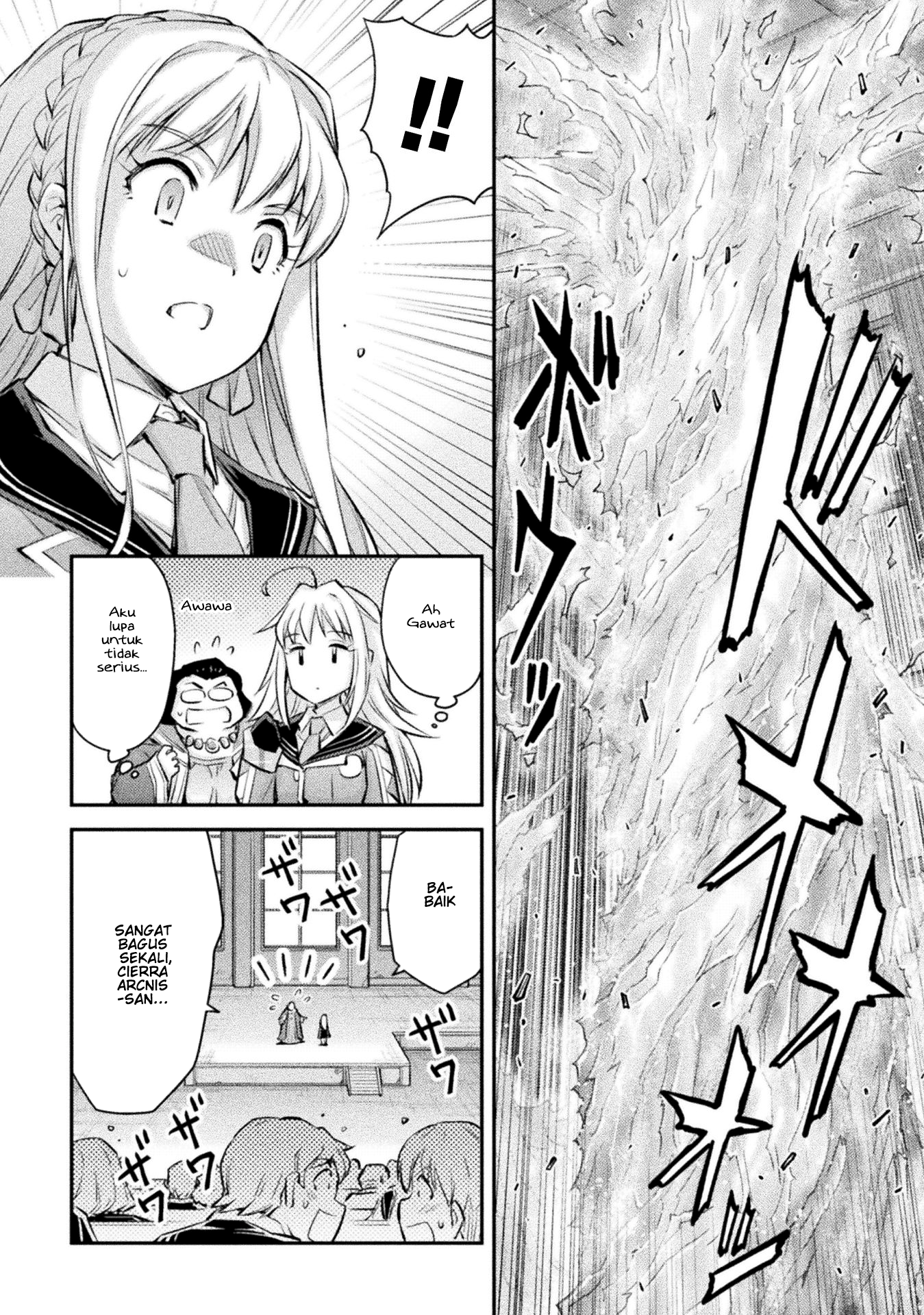 Saikyou no Youhei Shoujo no Gakuen Seikatsu: Shoujo to Shoujo, Kaikou suru Chapter 6 - halaman 9