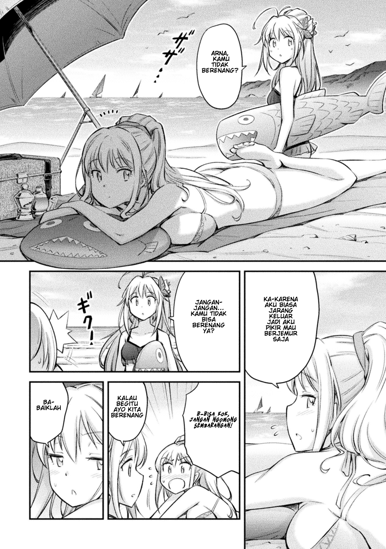 Saikyou no Youhei Shoujo no Gakuen Seikatsu: Shoujo to Shoujo, Kaikou suru Chapter 8.5 - halaman 2