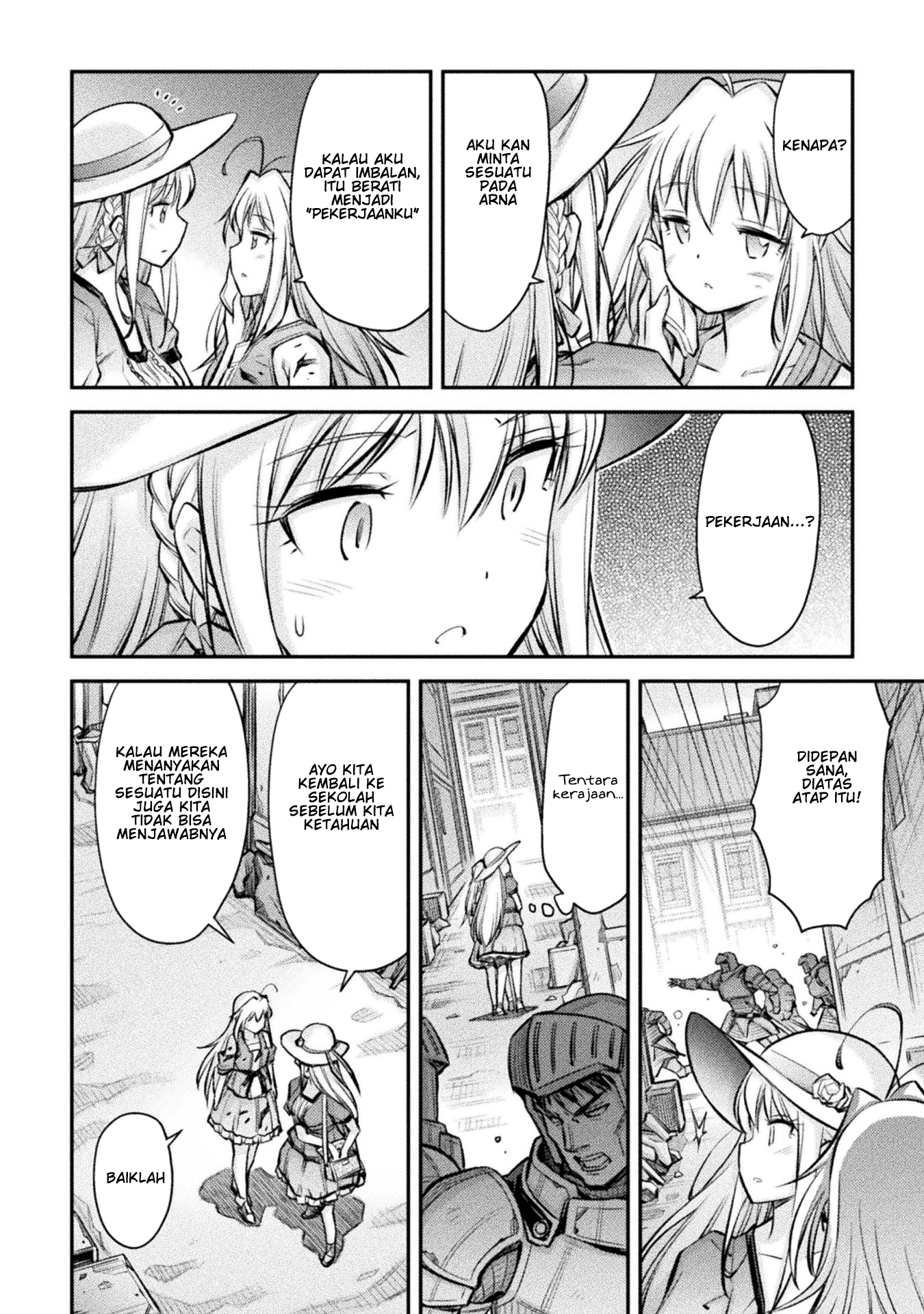 Saikyou no Youhei Shoujo no Gakuen Seikatsu: Shoujo to Shoujo, Kaikou suru Chapter 8 - halaman 14