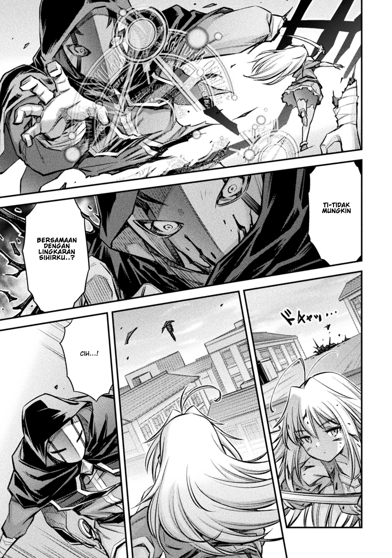 Saikyou no Youhei Shoujo no Gakuen Seikatsu: Shoujo to Shoujo, Kaikou suru Chapter 8 - halaman 5