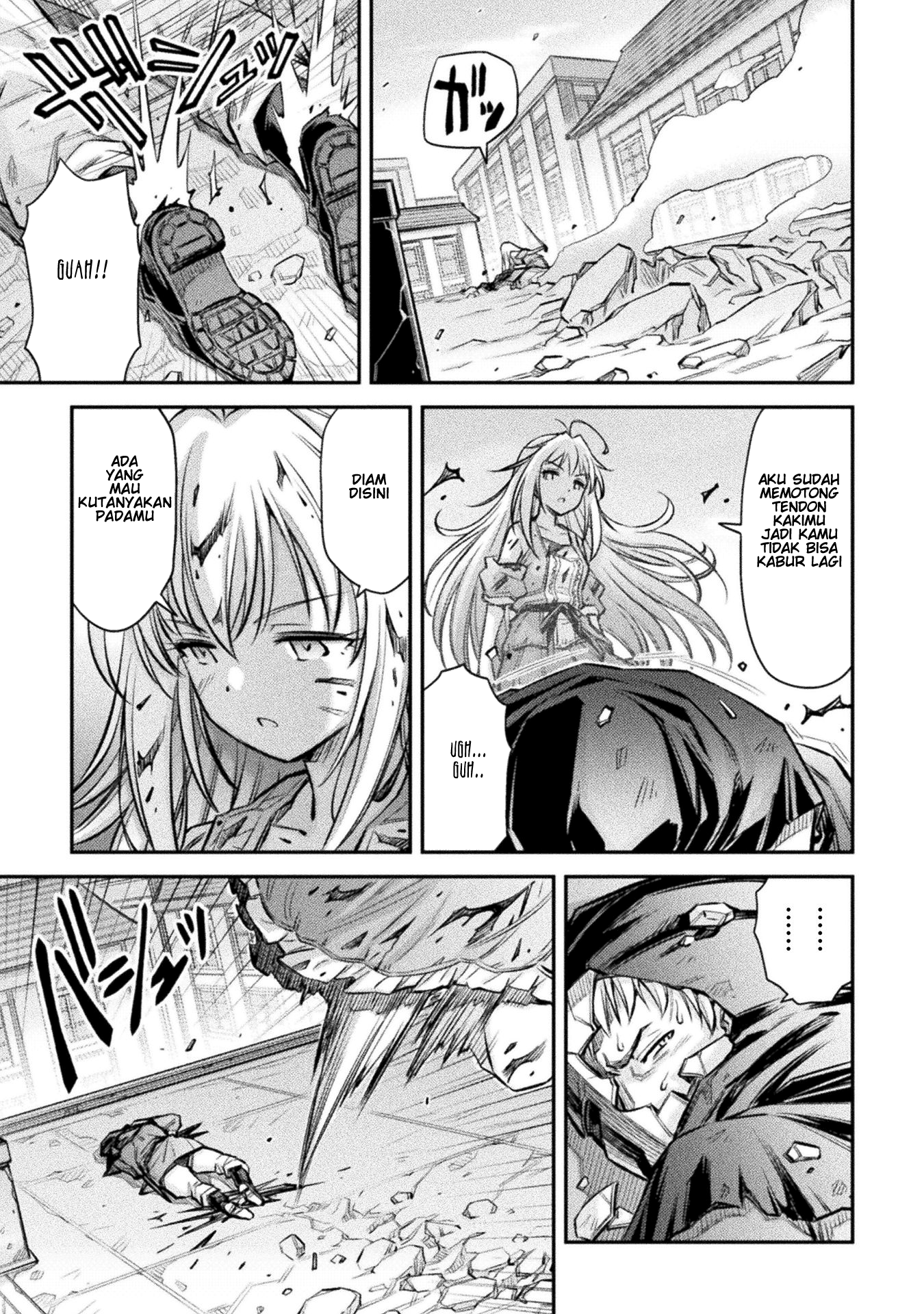 Saikyou no Youhei Shoujo no Gakuen Seikatsu: Shoujo to Shoujo, Kaikou suru Chapter 8 - halaman 7