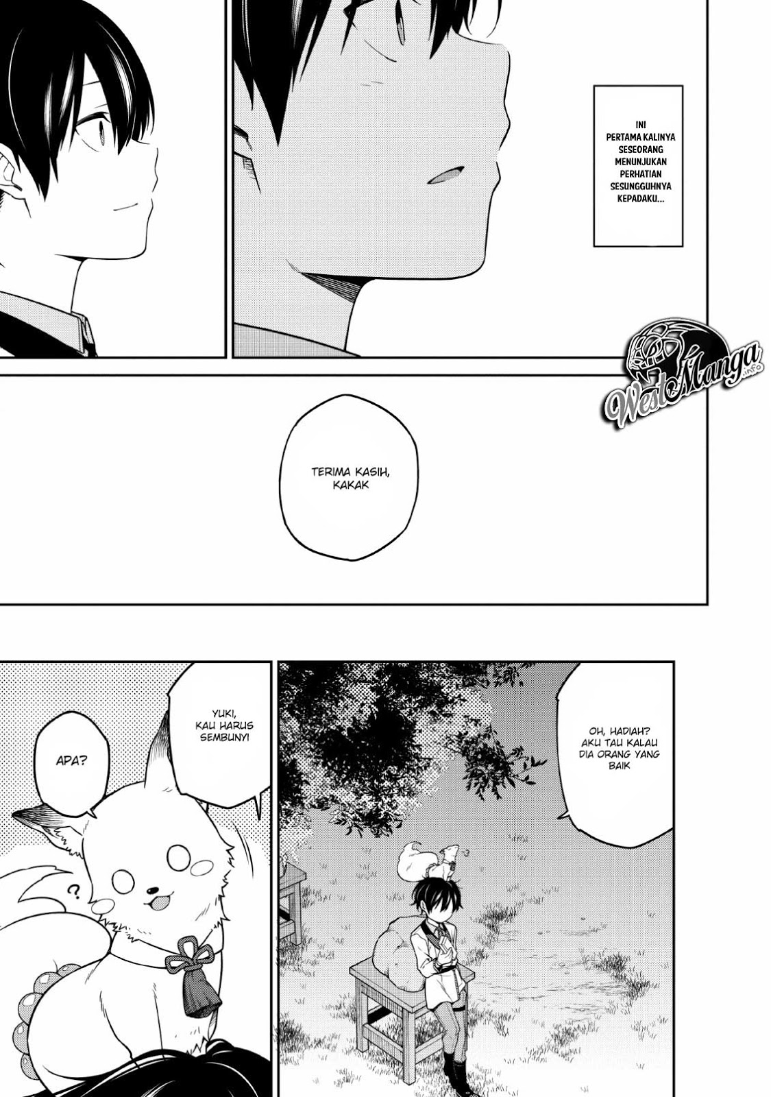 Saikyou Onmyouji no Isekai Tenseiki ~Geboku no Youkaidomo ni Kurabete Monster ga Yowaisugirundaga~ Chapter 1.2 - halaman 34