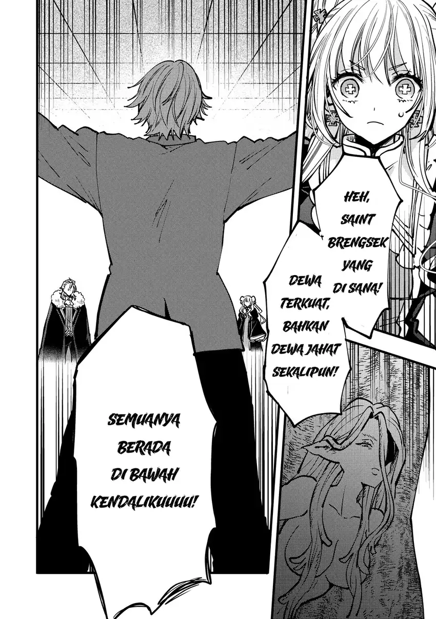 Saikyou Saiaku no Ura Boss, Tenseisha to Tomo ni Hametsu Flag Kaihi wo Mezasu Chapter 11 - halaman 30