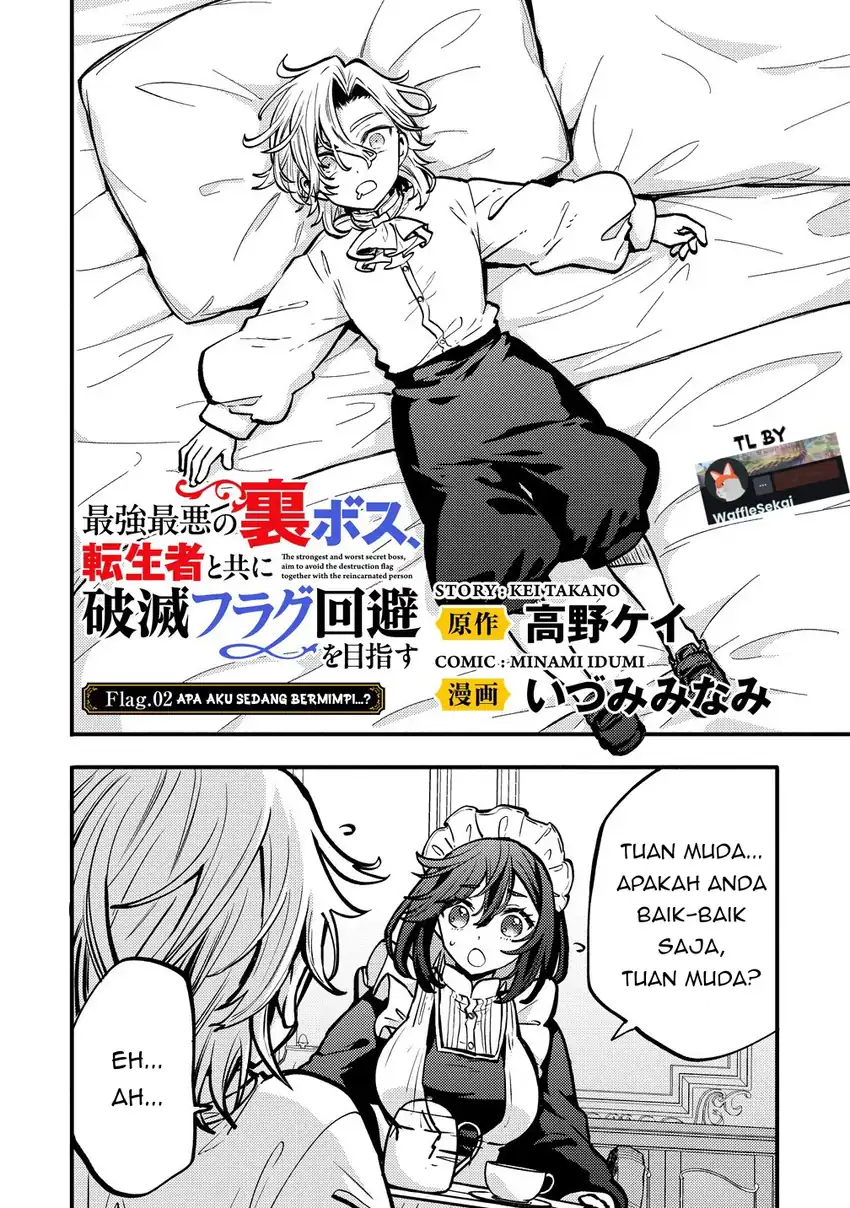 Saikyou Saiaku no Ura Boss, Tenseisha to Tomo ni Hametsu Flag Kaihi wo Mezasu Chapter 2 - halaman 6